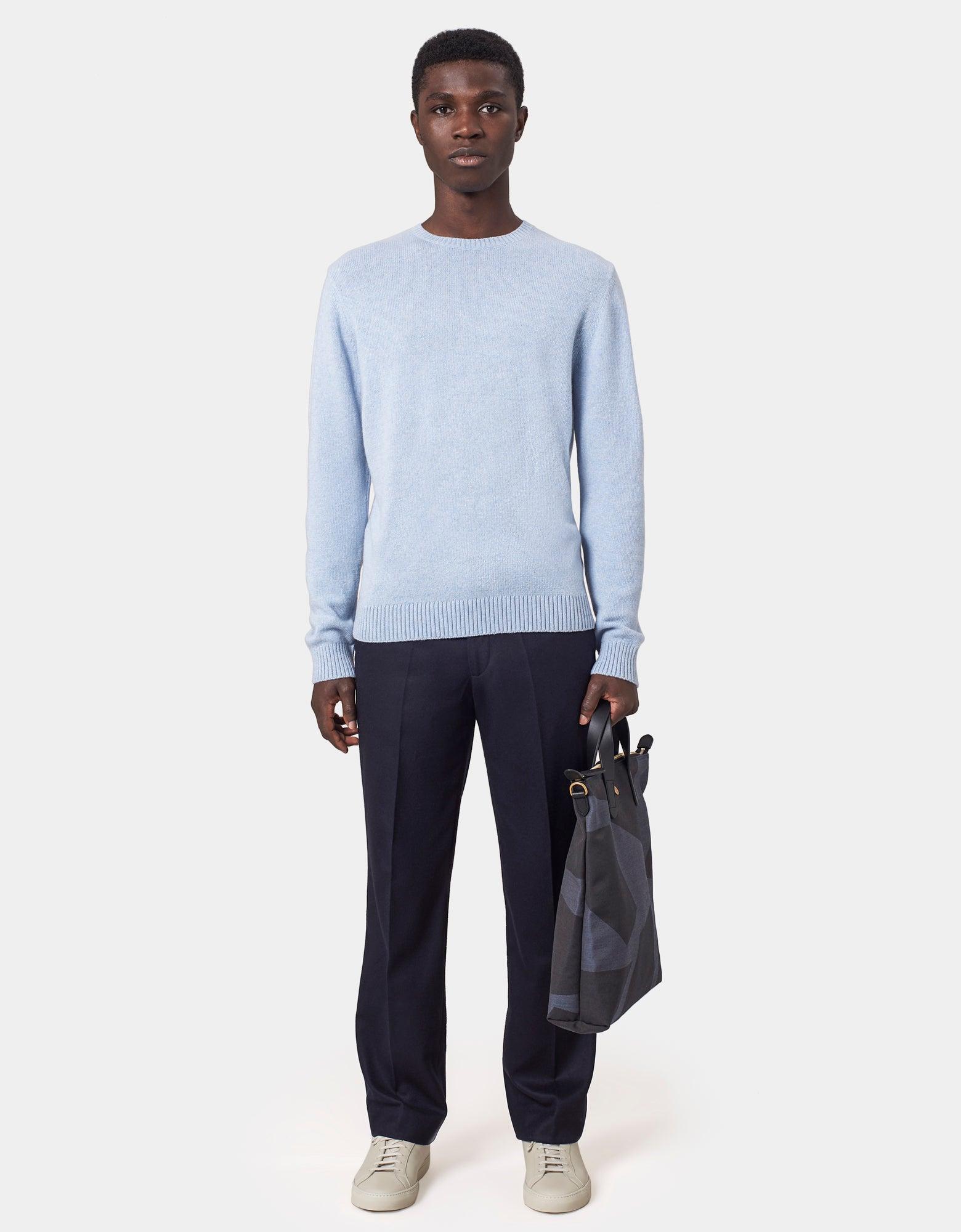 Classic Merino Wool Crew - Warm Taupe Product Image