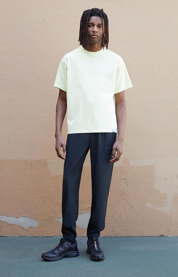 Active Black Nylon Jogger Sweatpants Product Image