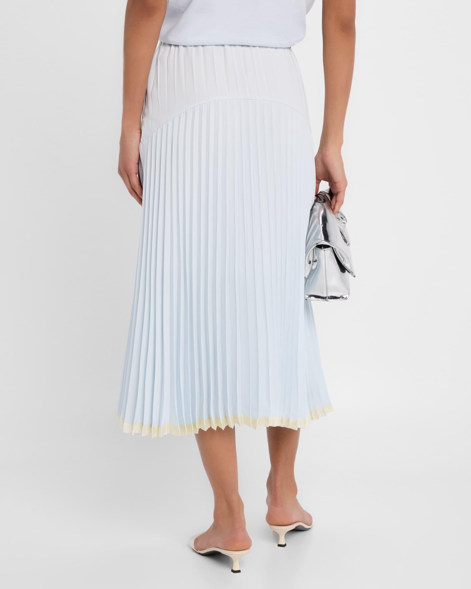 Pleated Midi Skirt Product Image