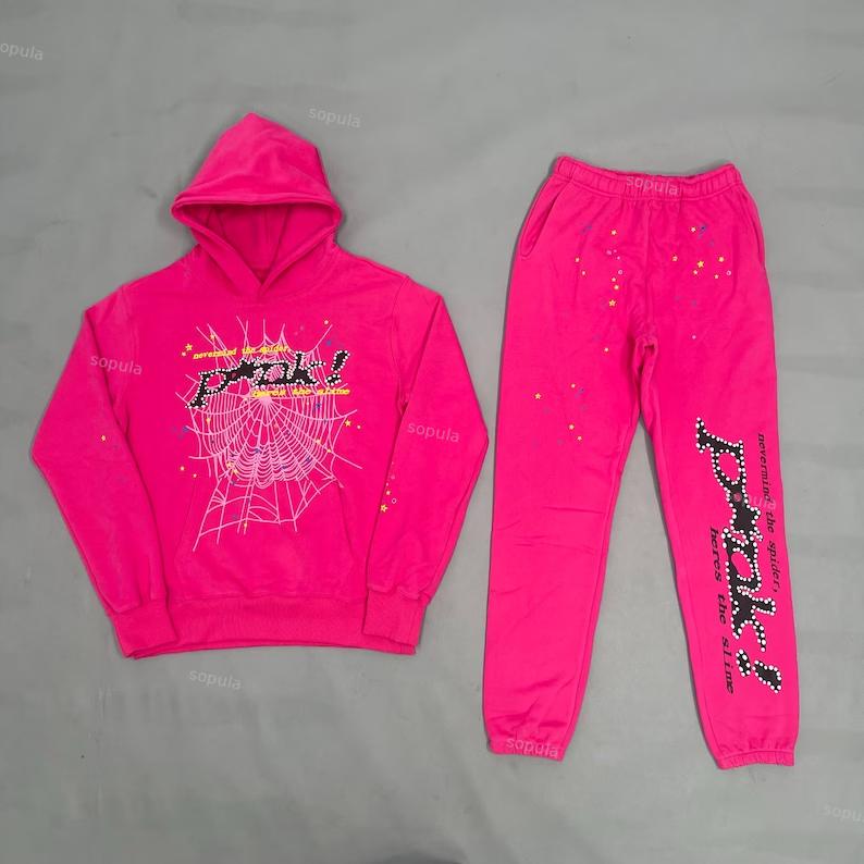 y2k Streetwear Spider Pullover Tracksuit Hoodie & Sweatpants Two Piece Sets Product Image