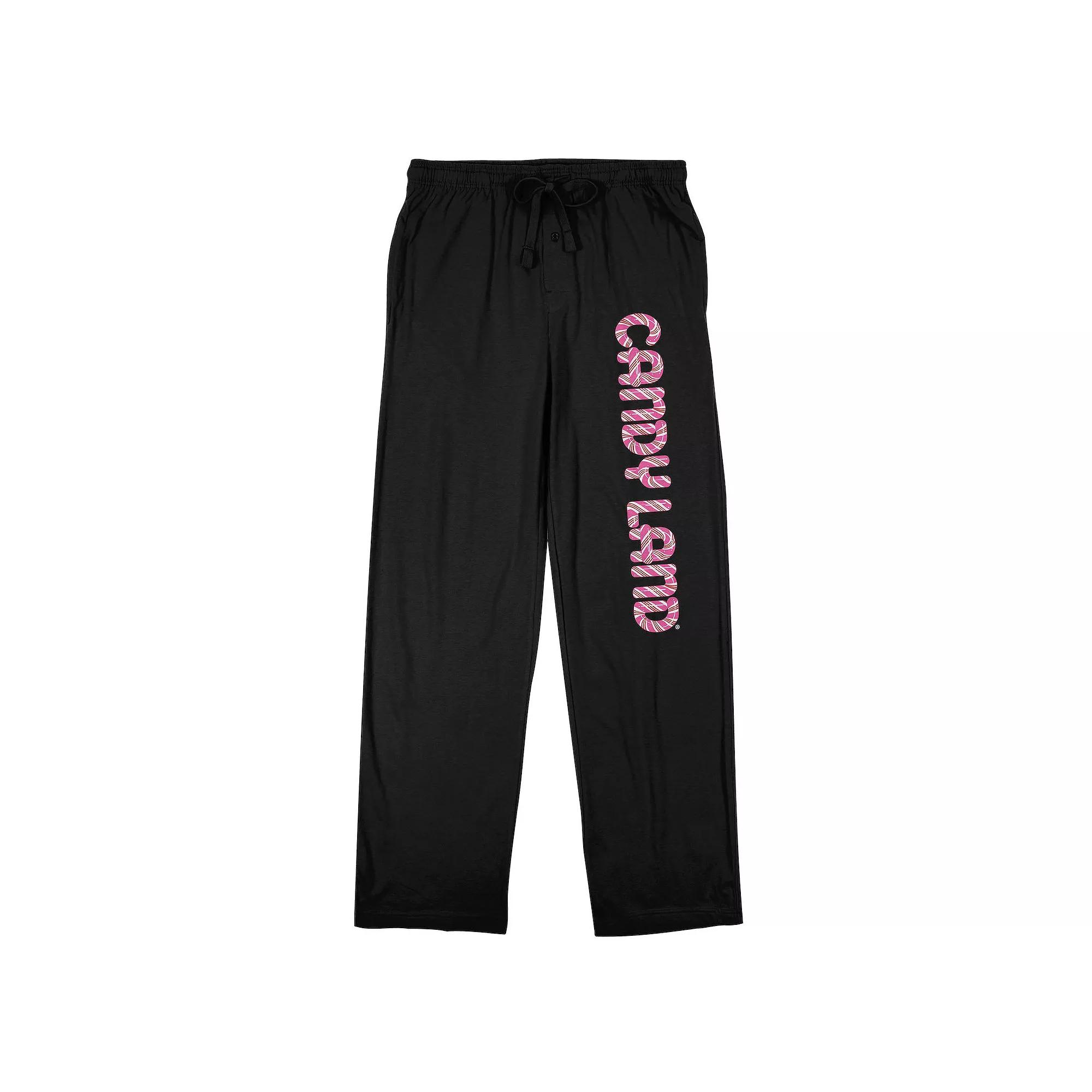 Men's Candyland Logo Sleep Pants, Size: Small, Black Product Image