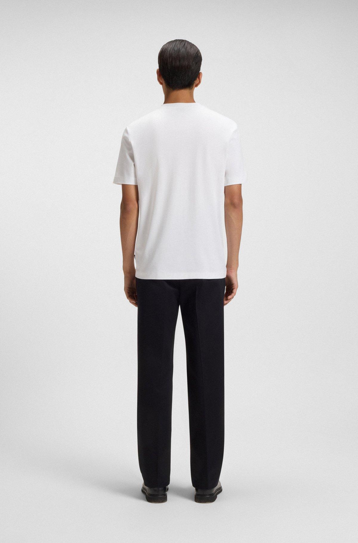 Cotton T-shirt with logo artwork Product Image