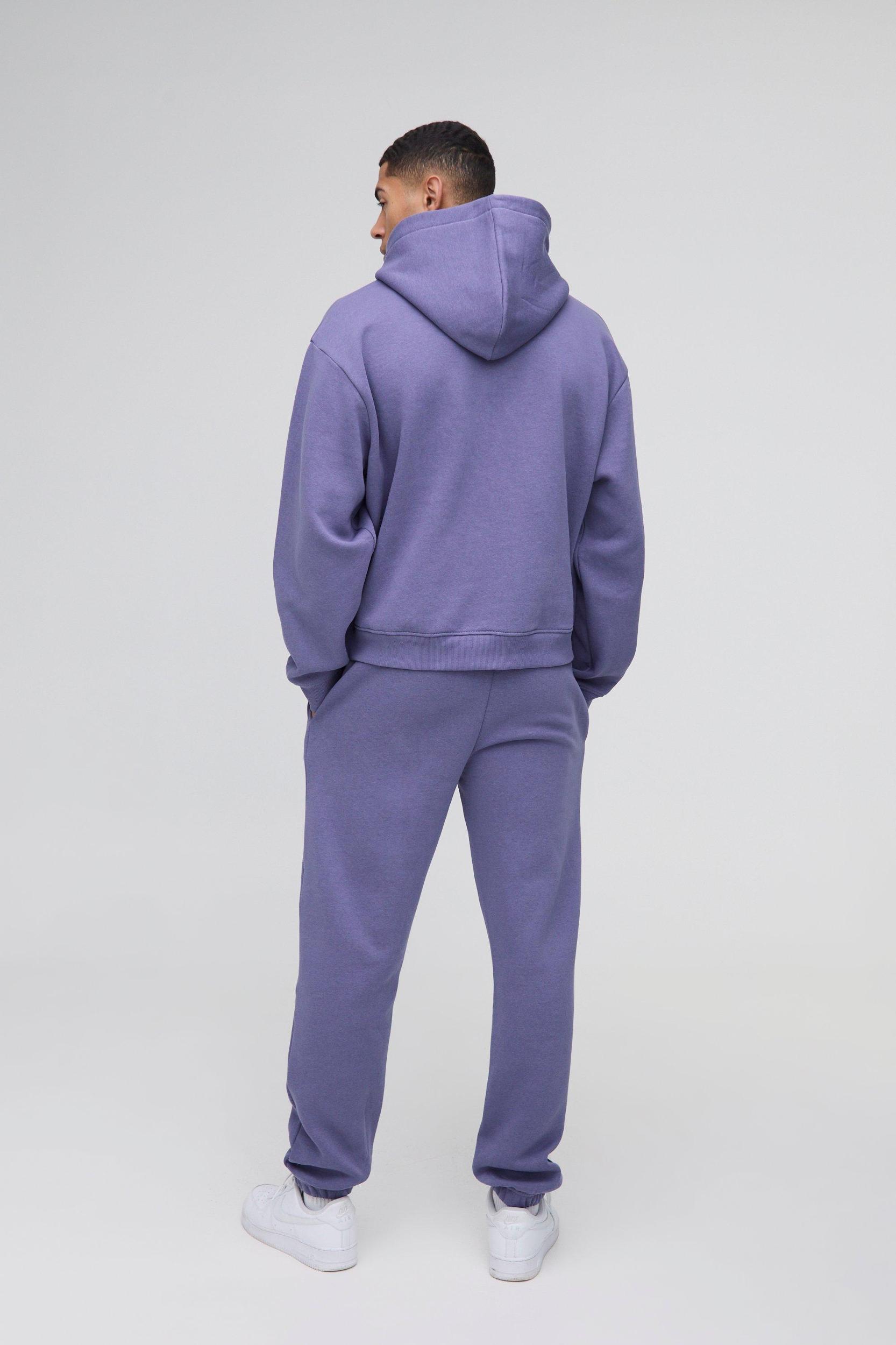 Oversized Boxy Man Hooded Tracksuit | boohooMAN USA Product Image