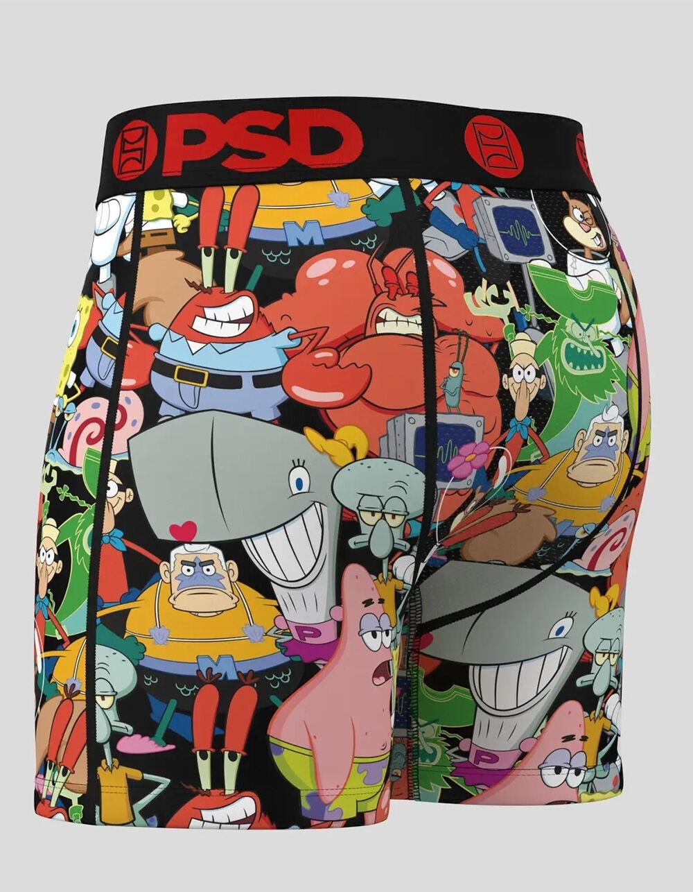 PSD x SpongeBob SquarePants Squad Mens Mid Boxer Briefs - MULTI Product Image
