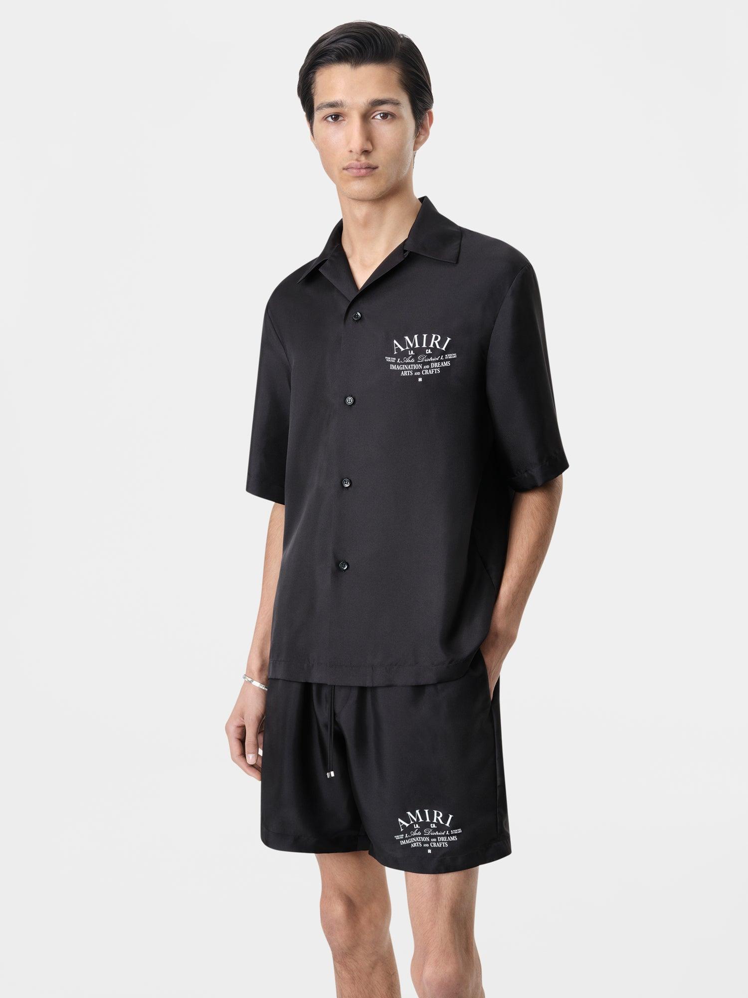 ARTS DISTRICT BOWLING SHIRT - Black Male Product Image