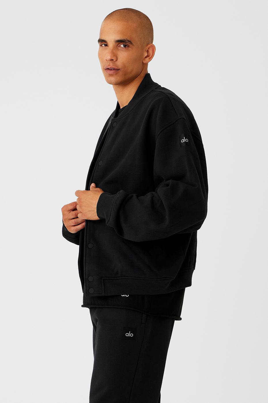 Renown Varsity Jacket - Black Male Product Image