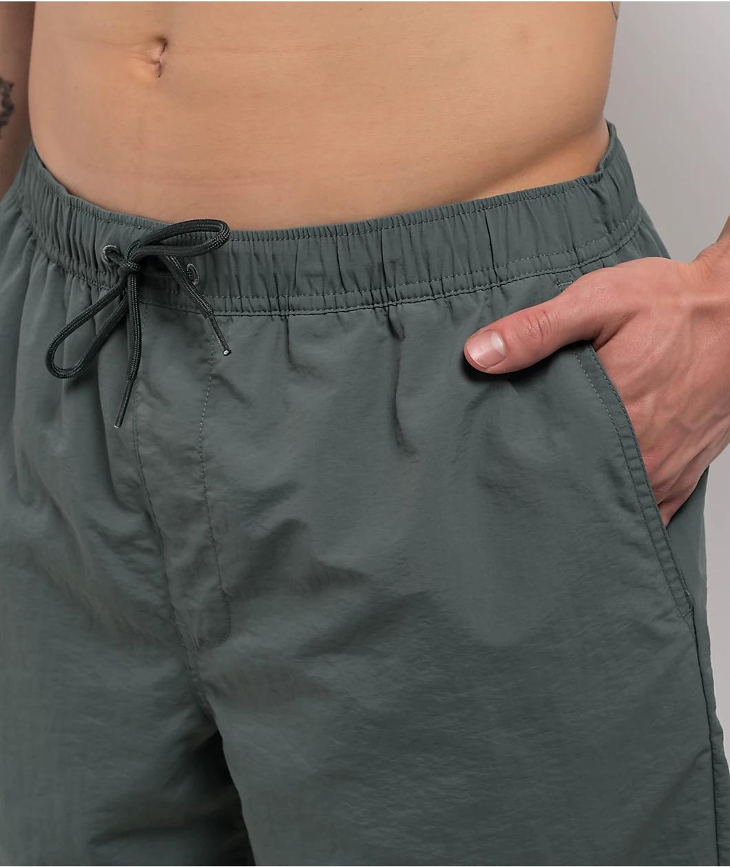 Empyre Grom Dark Green Board Shorts Product Image