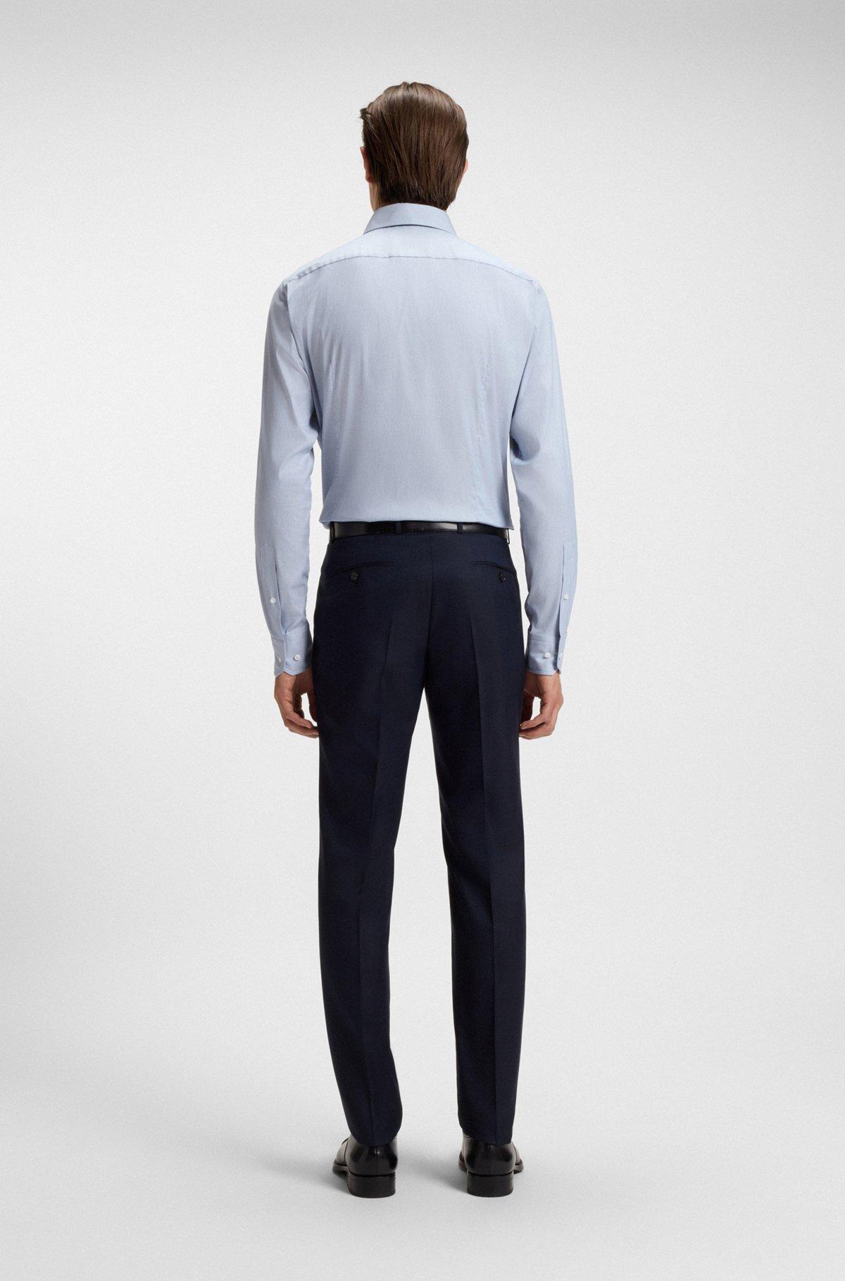 Slim-fit shirt in an Italian cotton blend Product Image