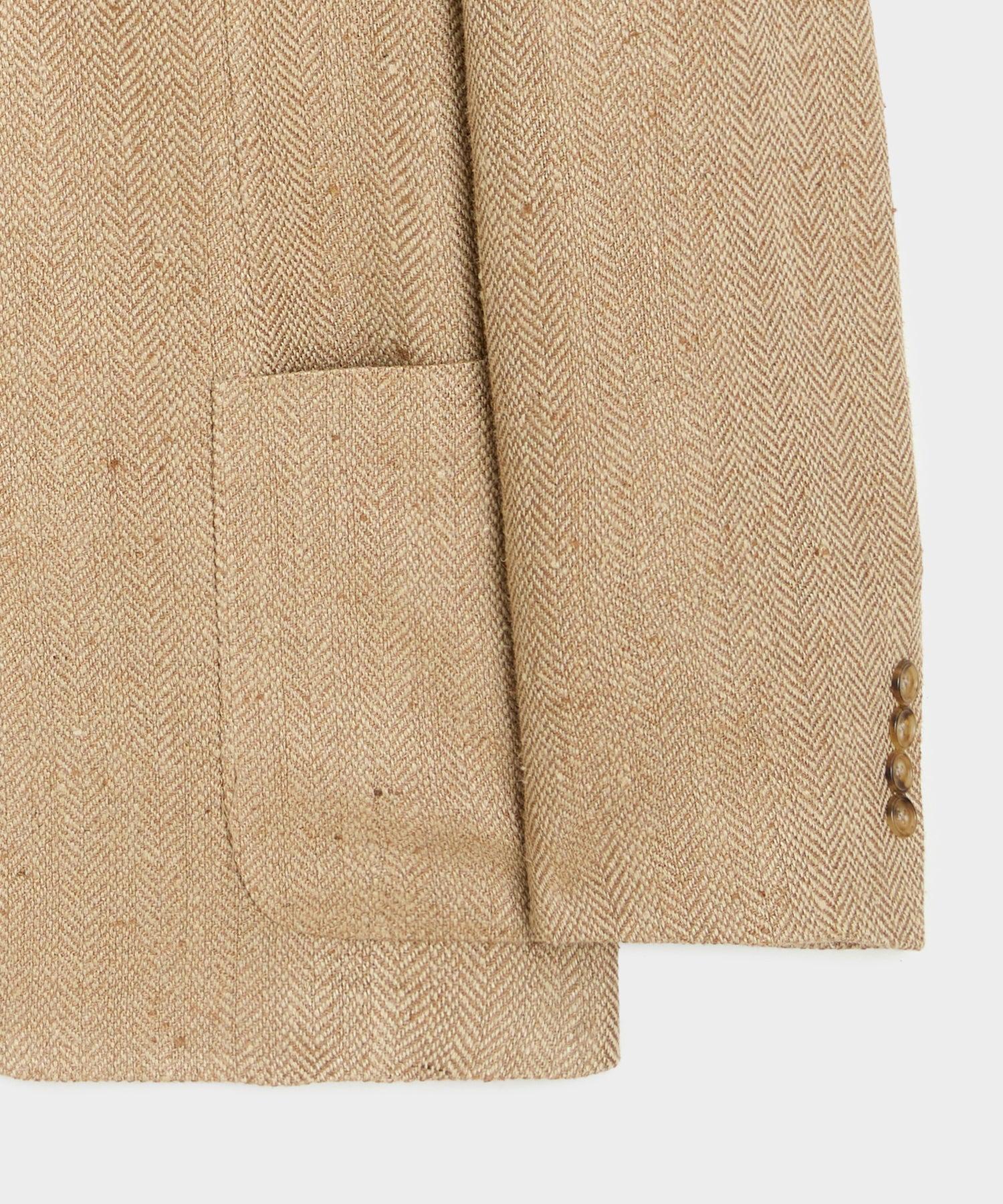 Italian Silk-Linen Herringbone Sport Coat Product Image