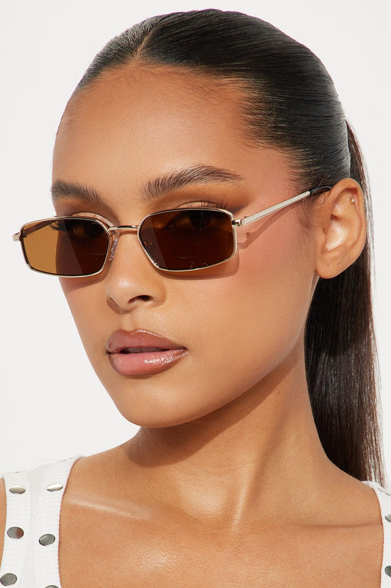 Sunset View Square Sunglasses - Brown Product Image