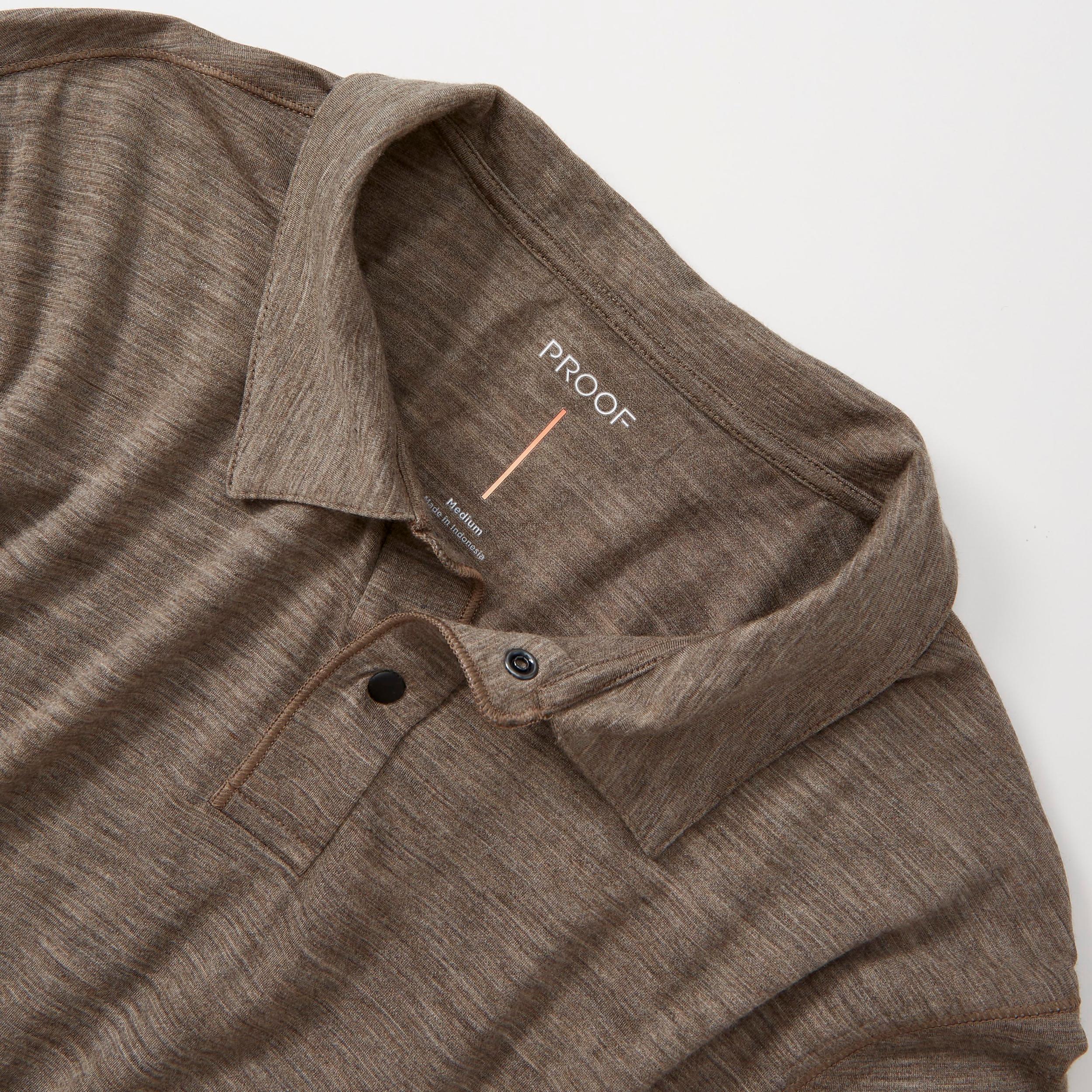 72-Hour Merino Two-Button Polo Shirt Product Image