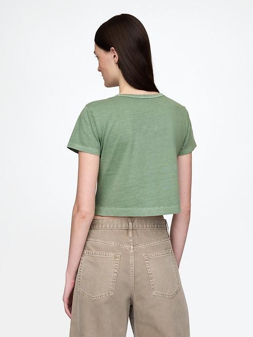 Organic Cotton VintageSoft Crop T-Shirt Product Image