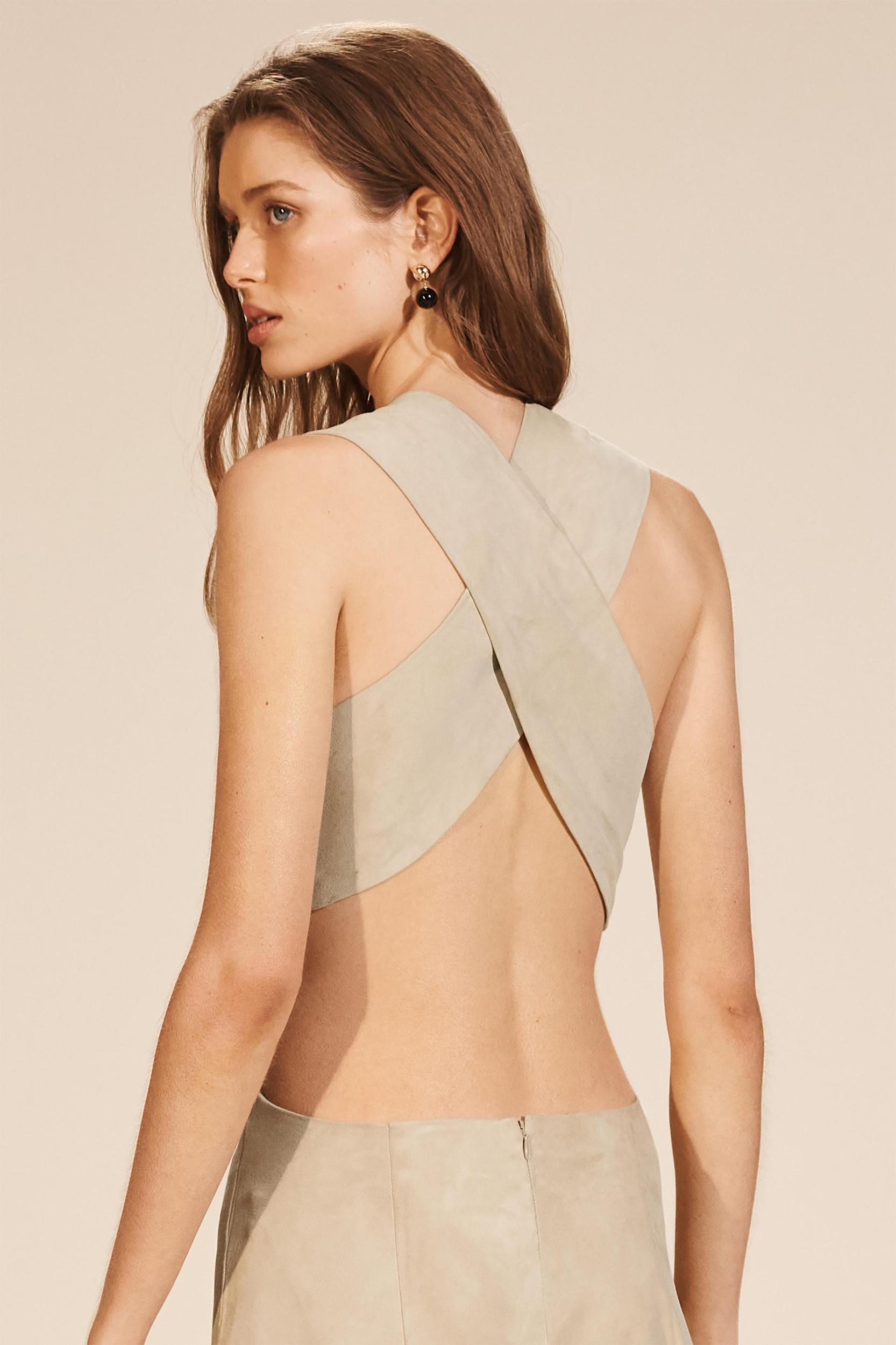 LIMITED EDITION SUEDE CUT-OUT DRESS Product Image