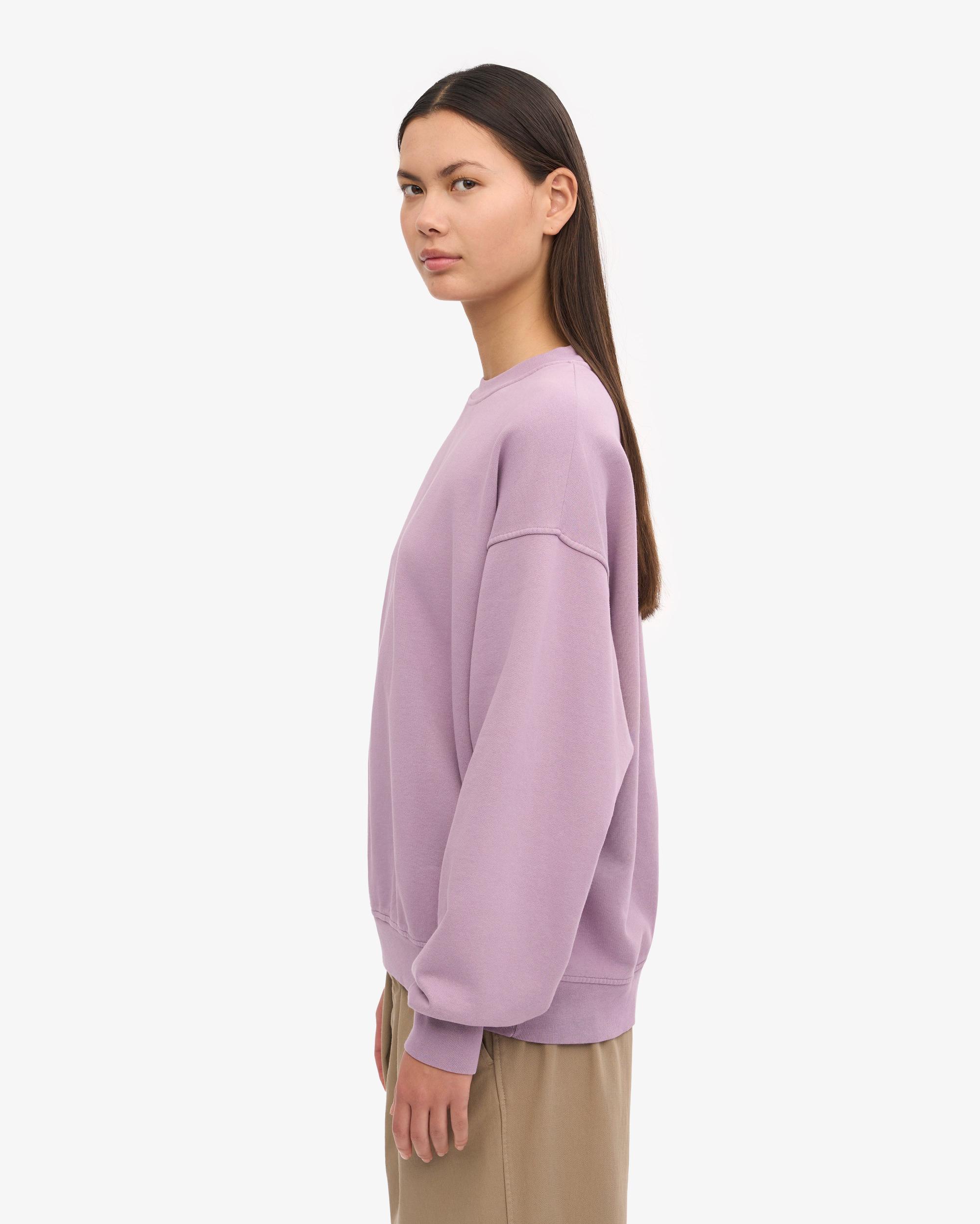 Organic Oversized Crew - Pearly Purple Product Image