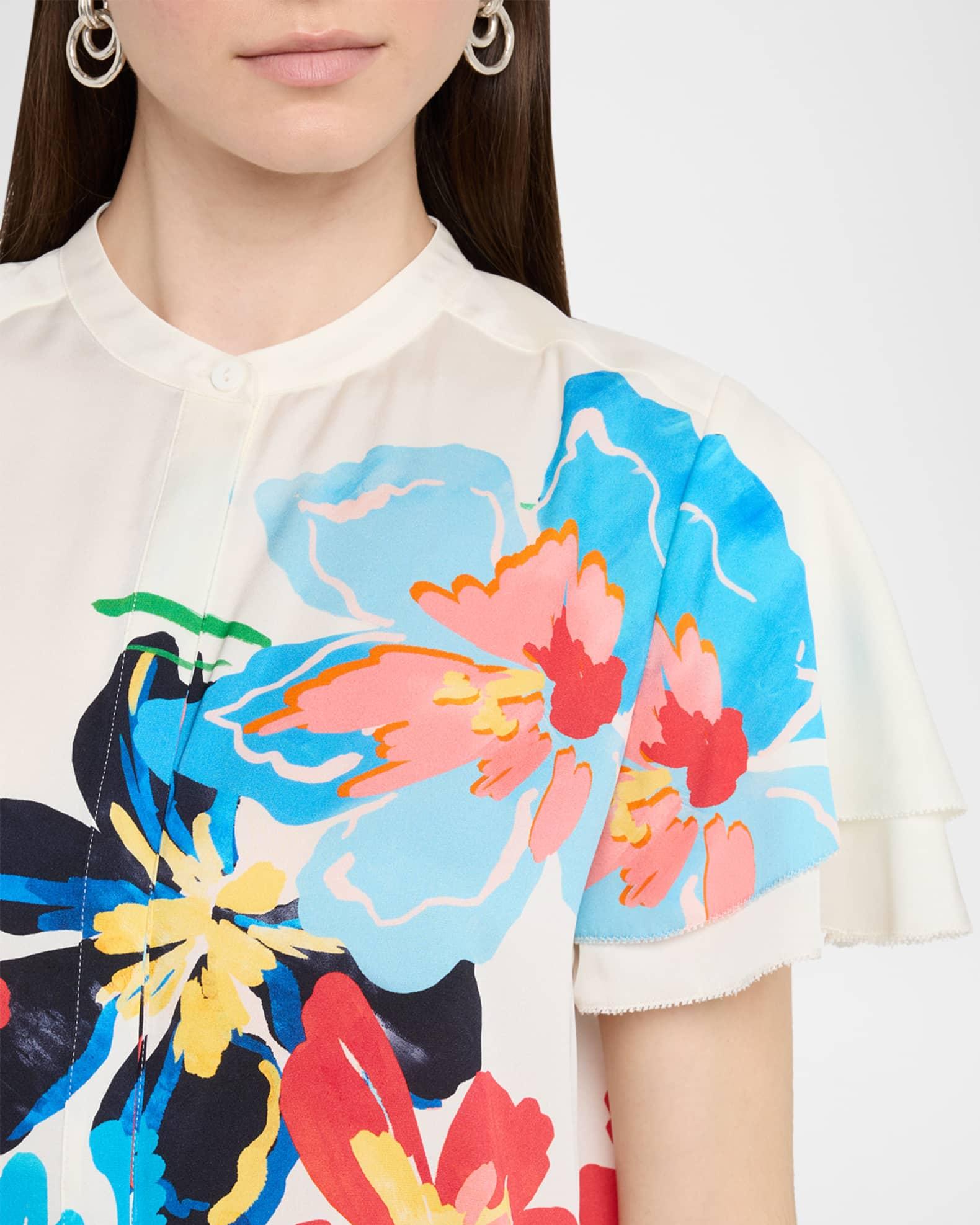 The Sable Floral-Print Blouse Product Image