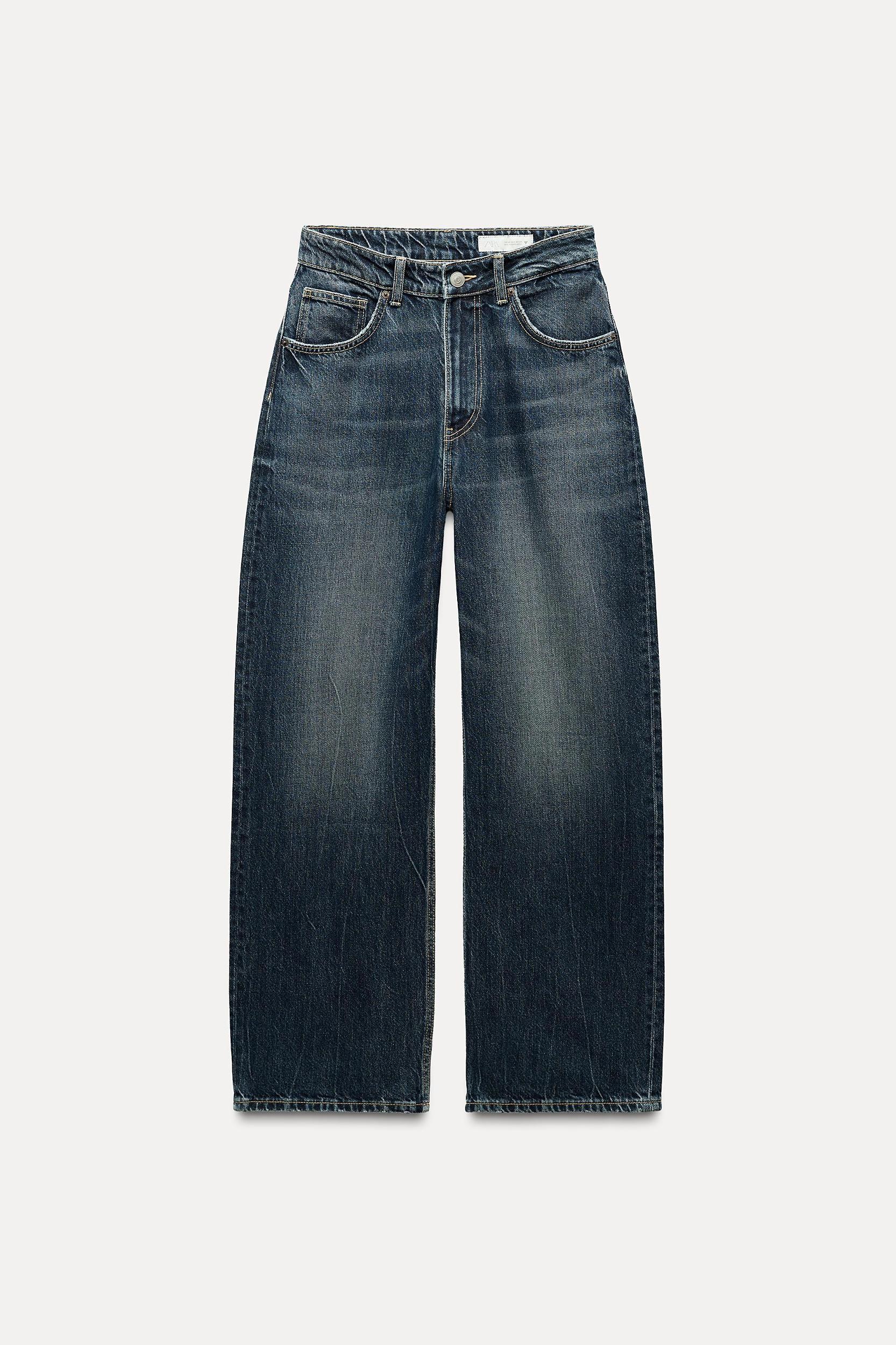 RELAXED OVERSIZE HIGH-WAISTED JEANS Product Image