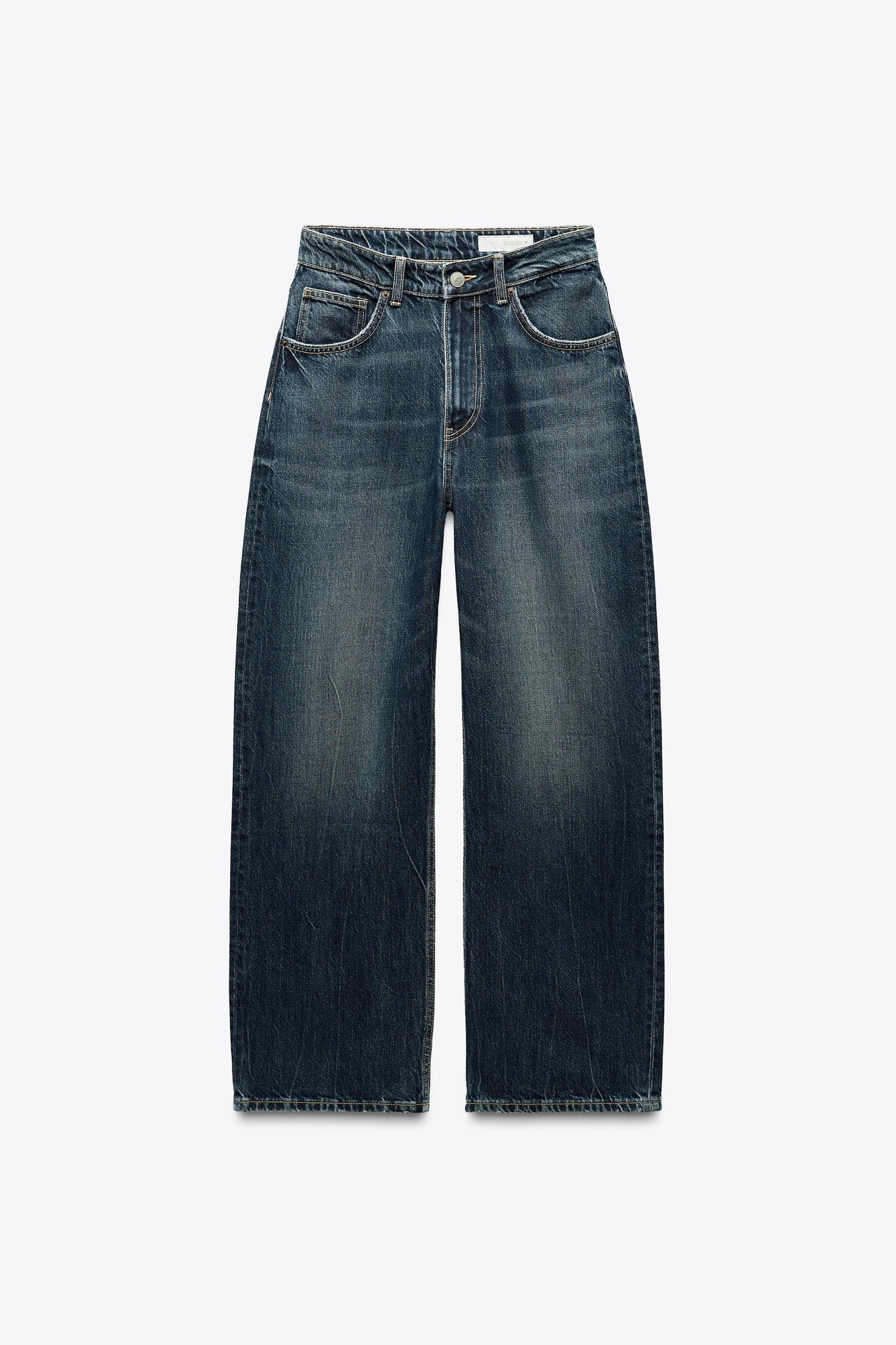 RELAXED OVERSIZE HIGH-WAISTED JEANS Product Image