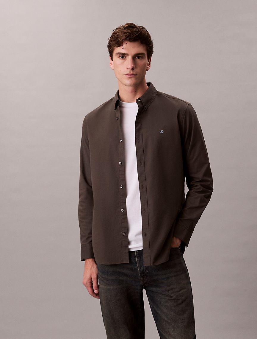 Solid Oxford Classic Button-Down Shirt Product Image