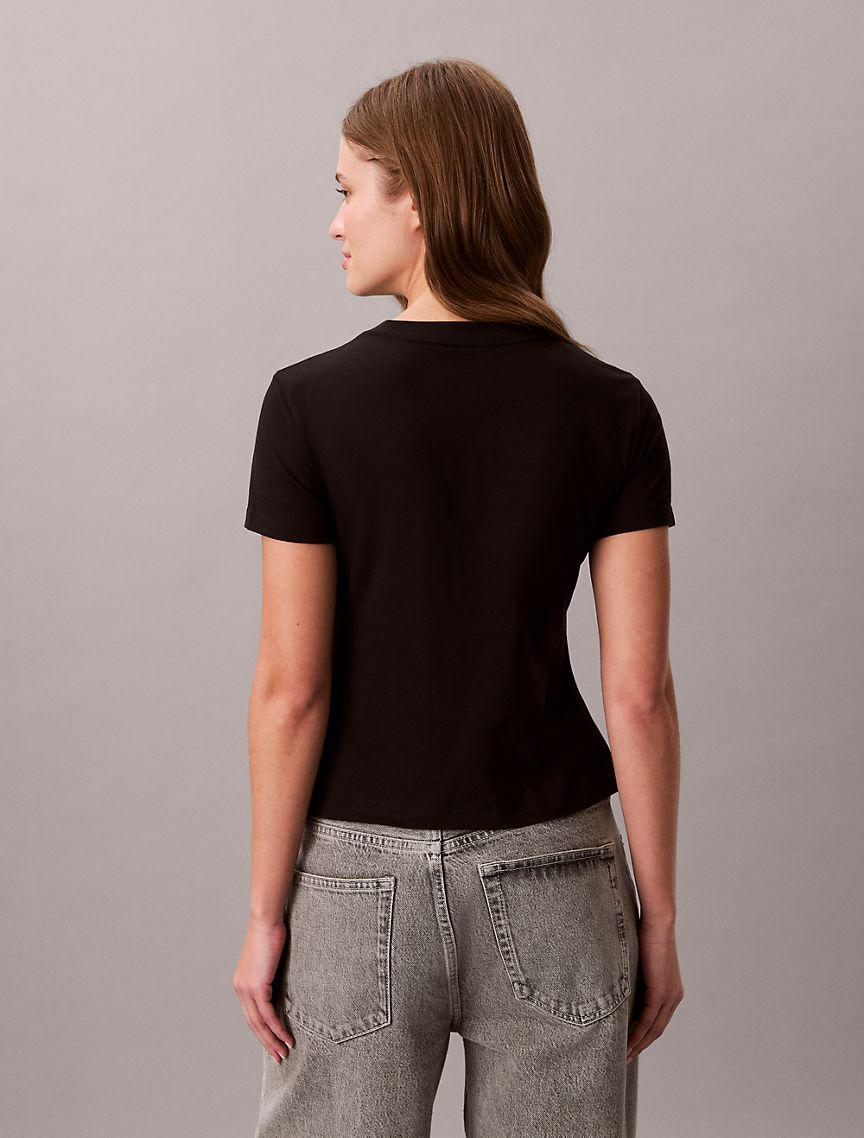 Foil Logo Graphic Slim T-Shirt Product Image