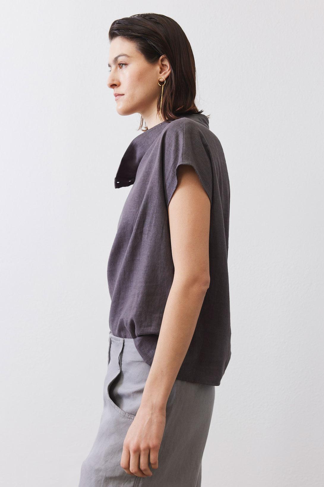 Buttoned Up Linen Top Product Image