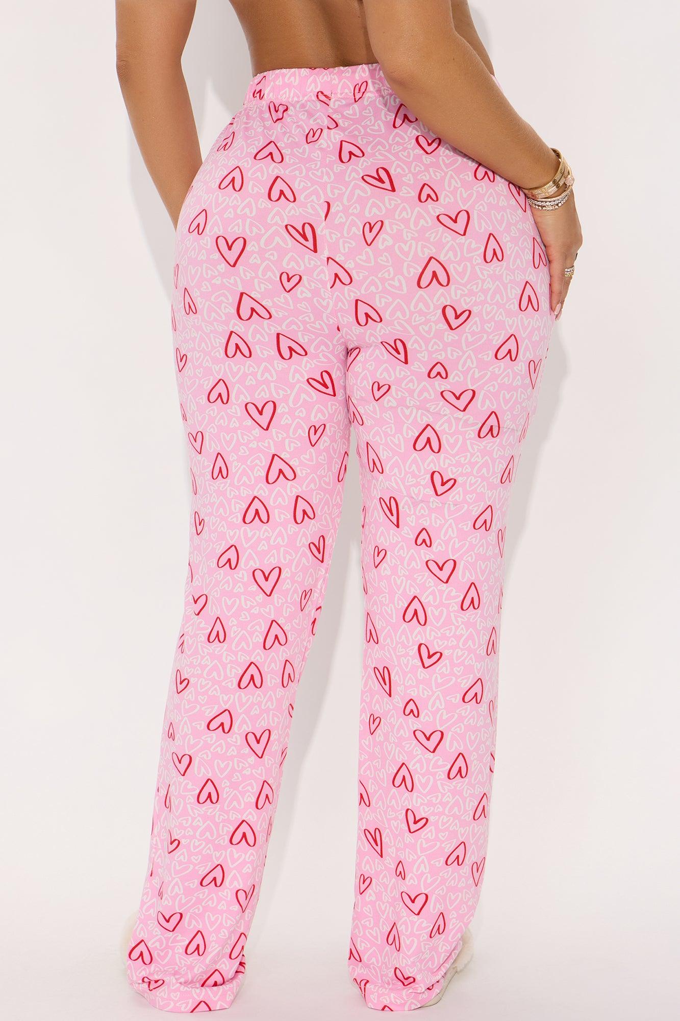 Wild In Love PJ Pants - Pink Product Image