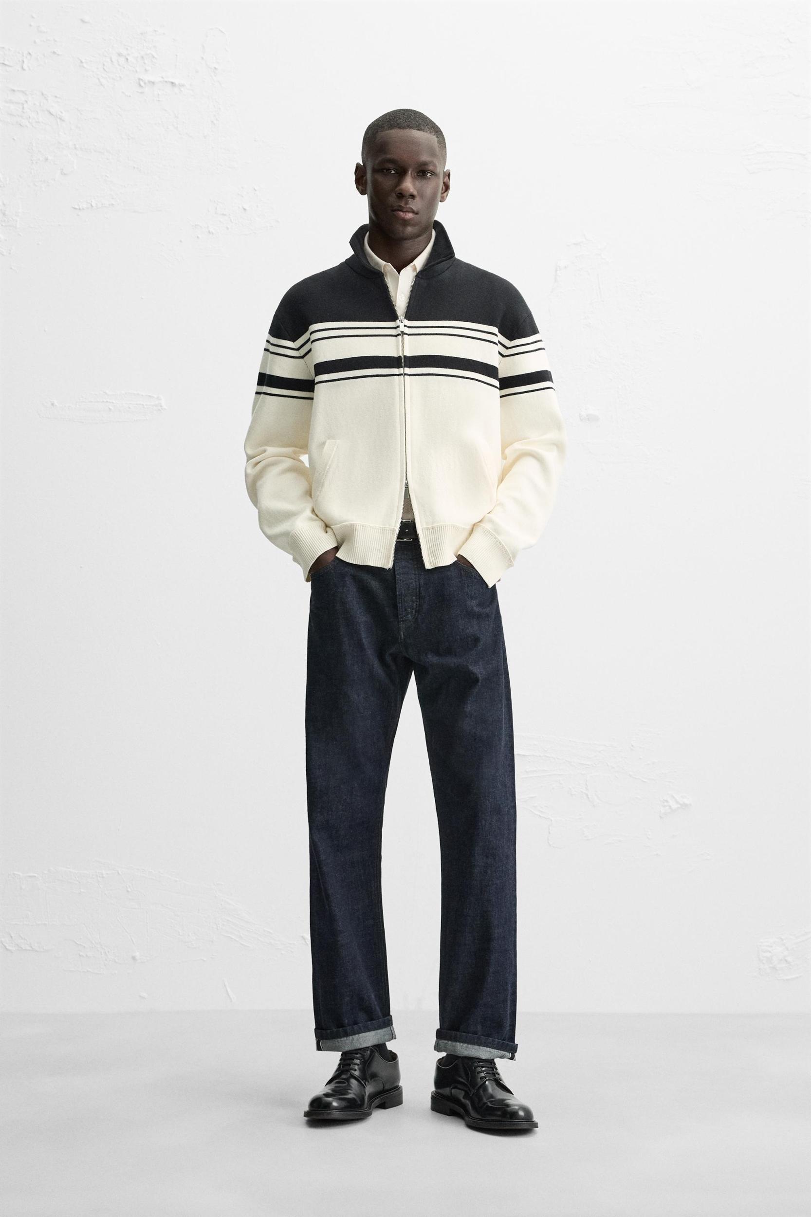 ZIP-UP KNIT JACKET Product Image