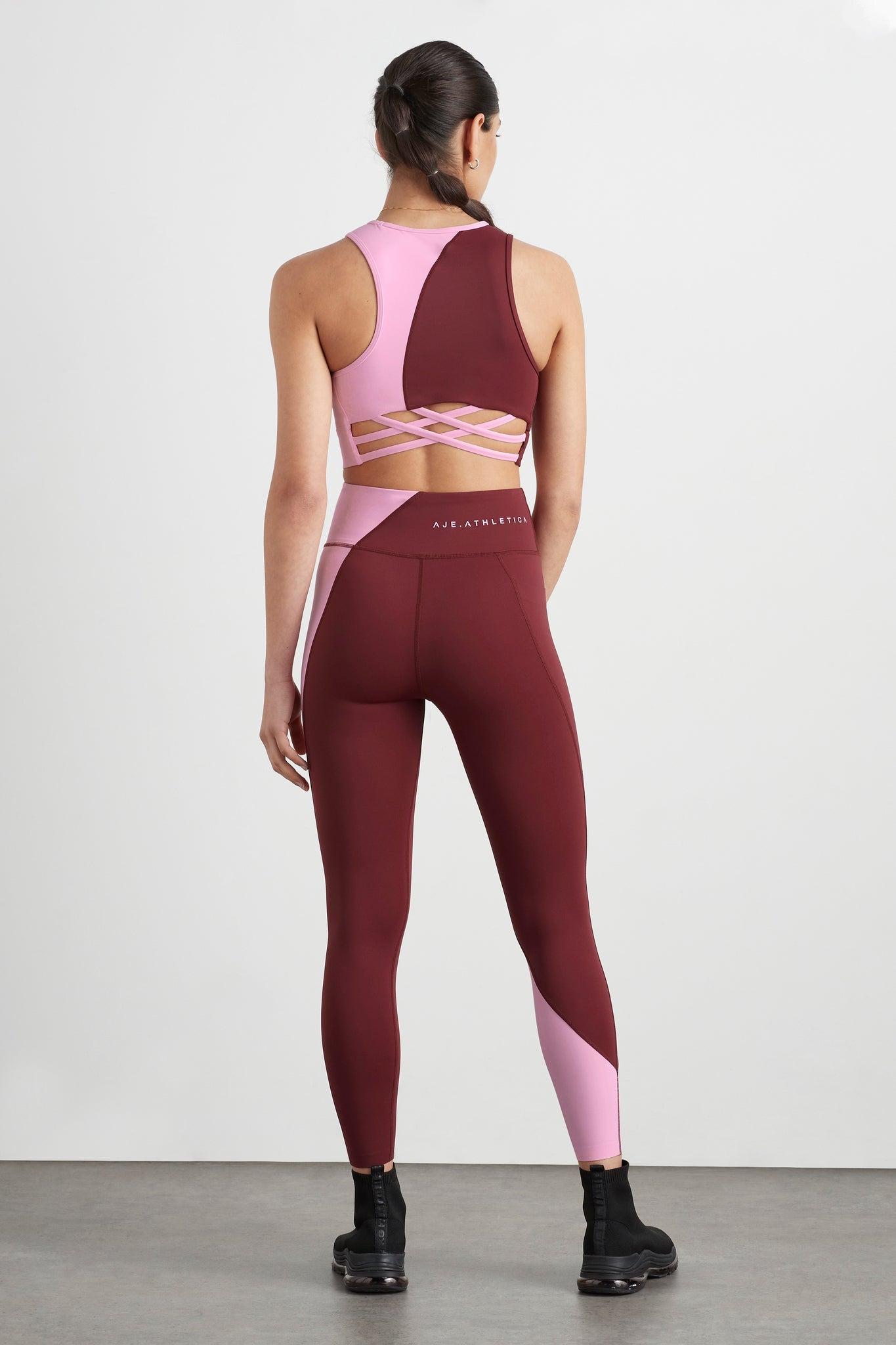 High Rise Colour Block 7/8 Legging 226 Product Image