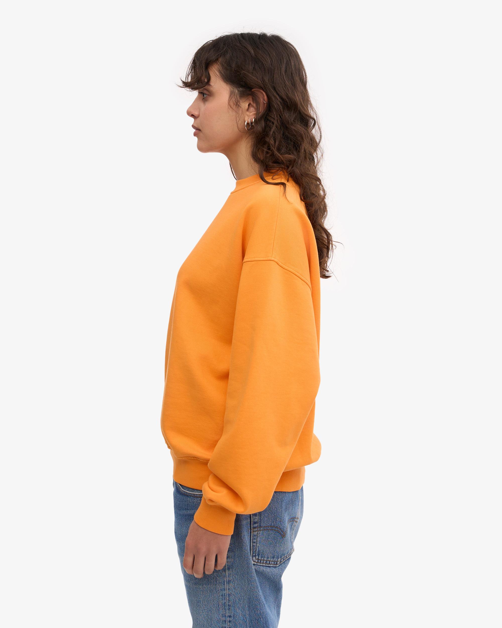 Organic Oversized Crew - Sunny Orange Product Image