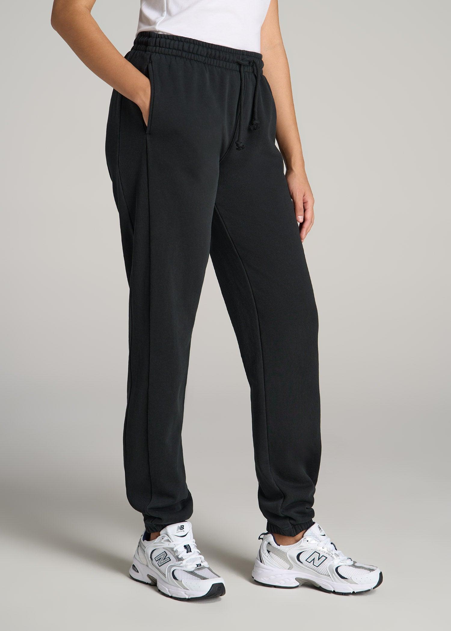 Wearever Fleece Regular Fit Sweatpants for Tall Women in Vintage Black Female Product Image