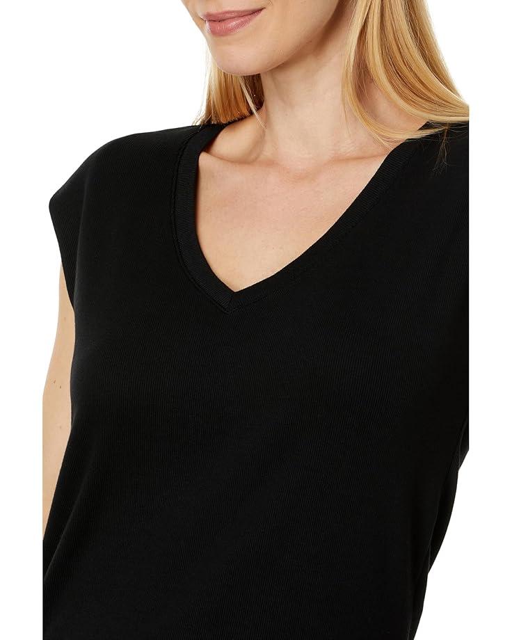 Harlan Cropped V-Neck Tee Product Image