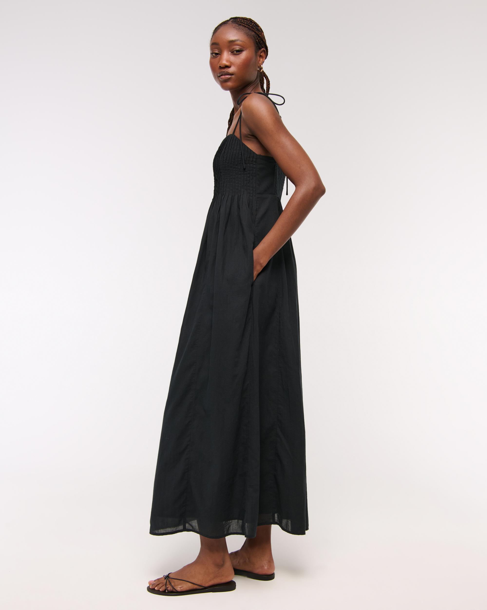 Pintuck Flowy Maxi Dress Product Image