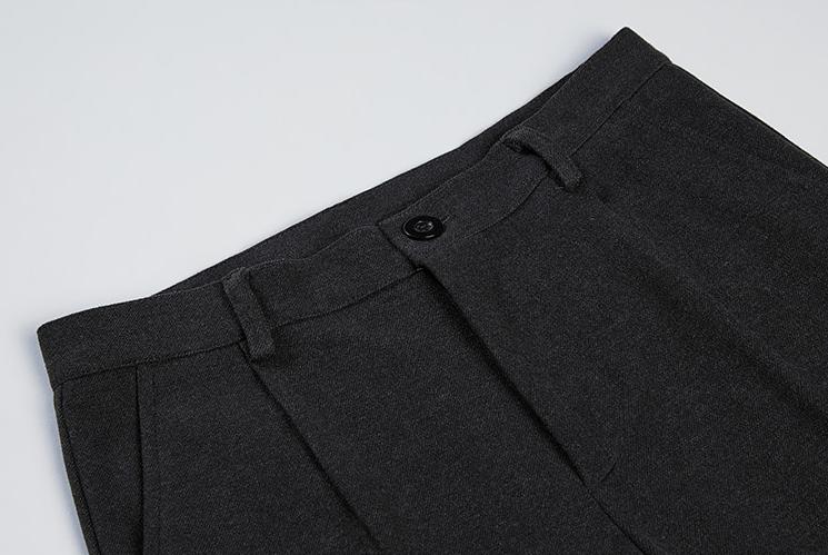 RT No. 3338 WOOLEN STRAIGHT WIDE DRAPE PANTS Product Image