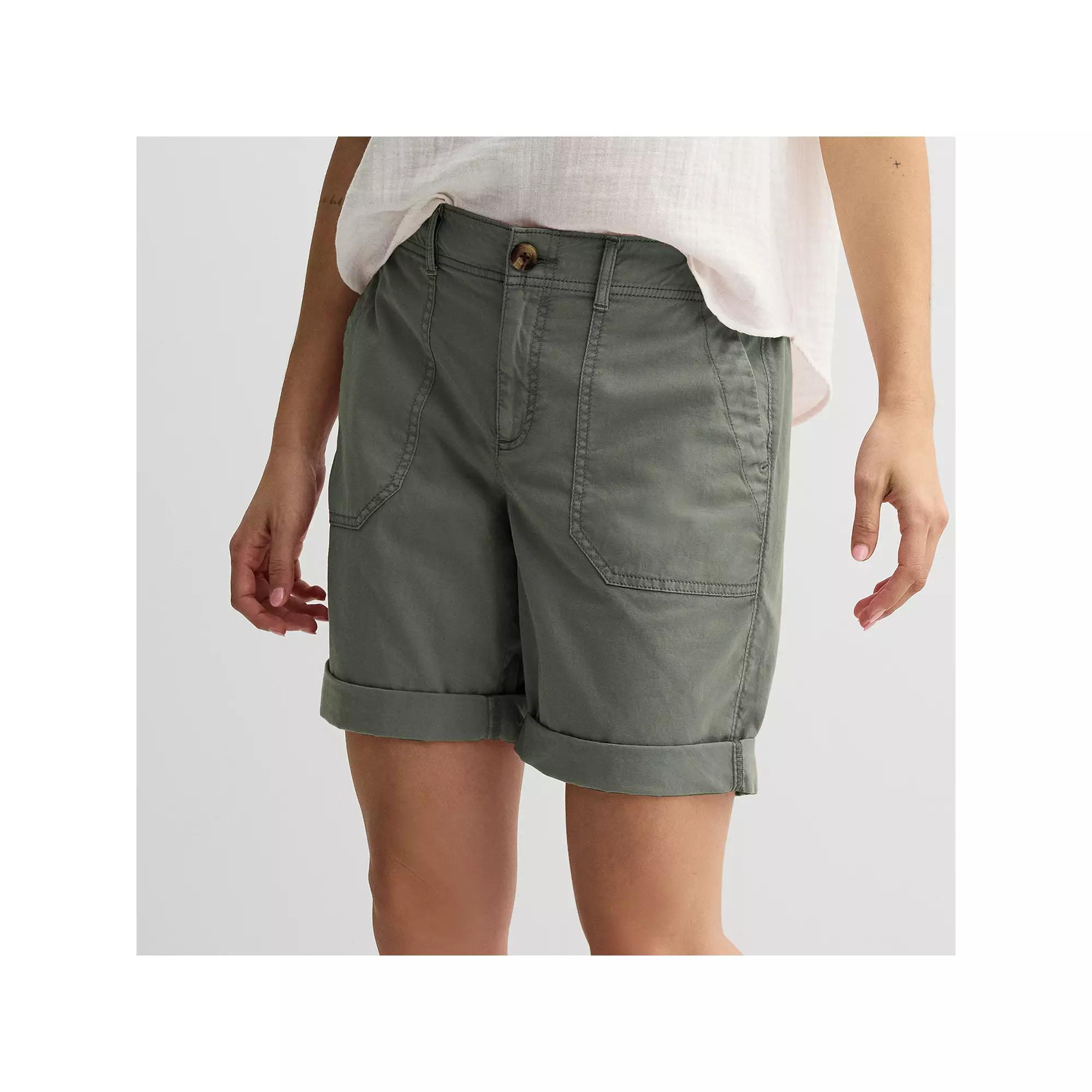 Women's Sonoma Goods For Life® Utility Bermuda Shorts, Size: XS, Nightlife Gray Product Image