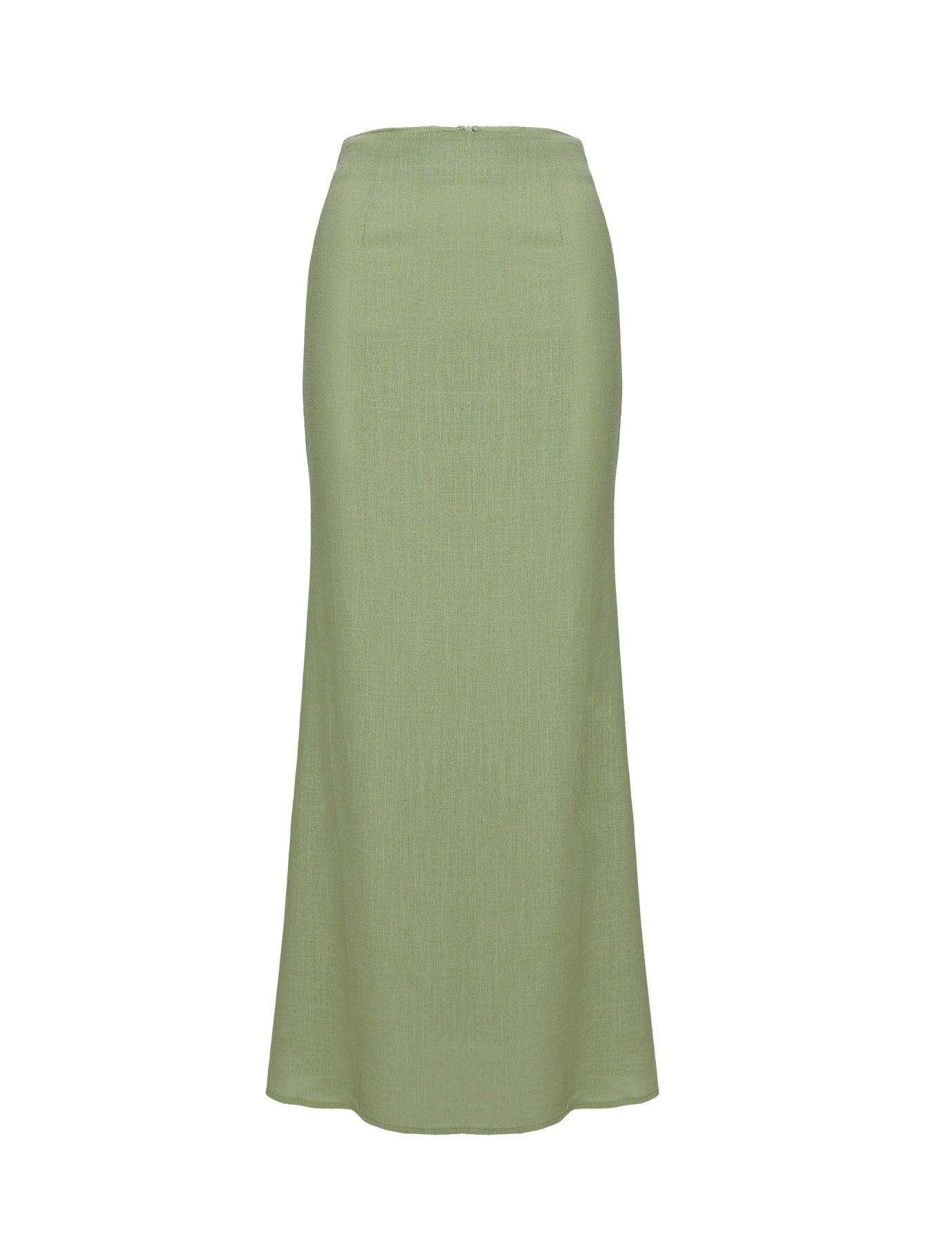 Sophia Maxi Skirt Green Product Image