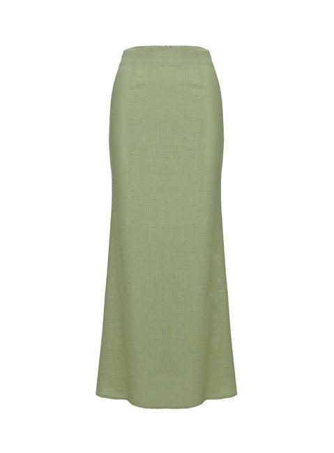 Sophia Maxi Skirt Green Product Image