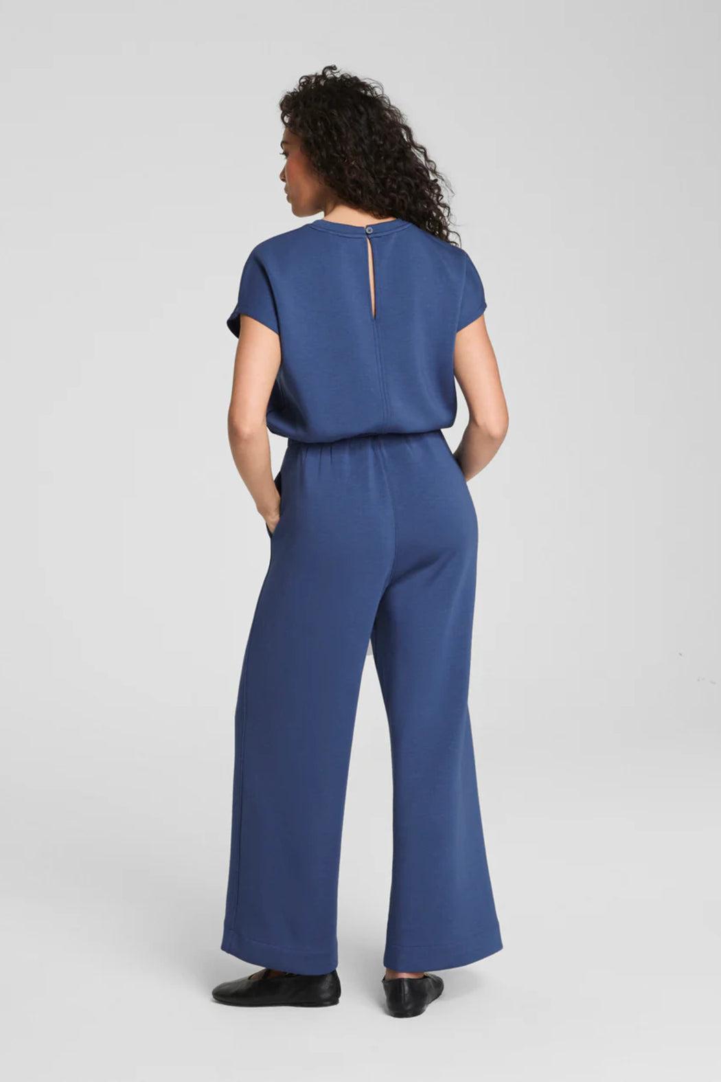 Air Essentials Cap Sleeve Cinched Jumpsuit Product Image