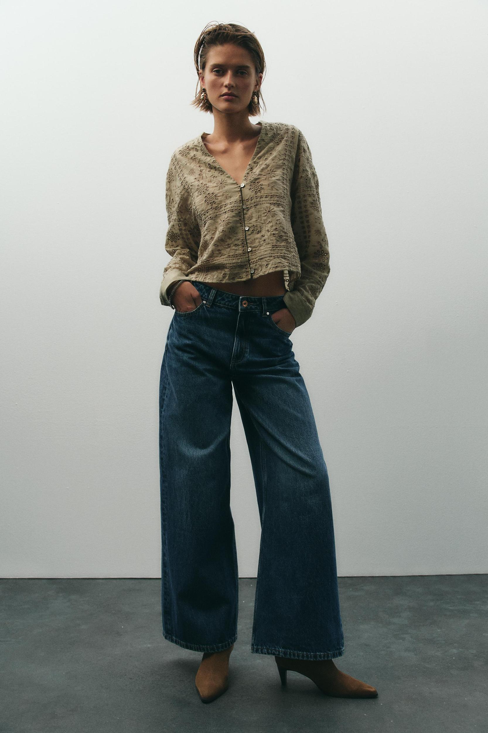 OPENWORK EMBROIDERY SHIRT Product Image