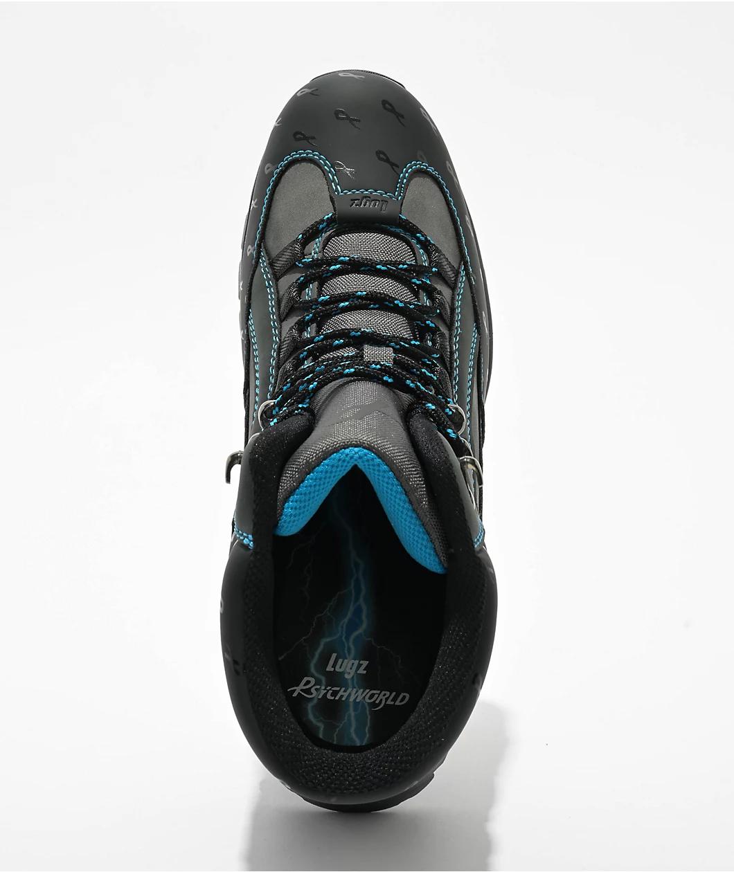 Lugz x Pyschworld Ridgeline Black & Blue Chukka Boots Product Image