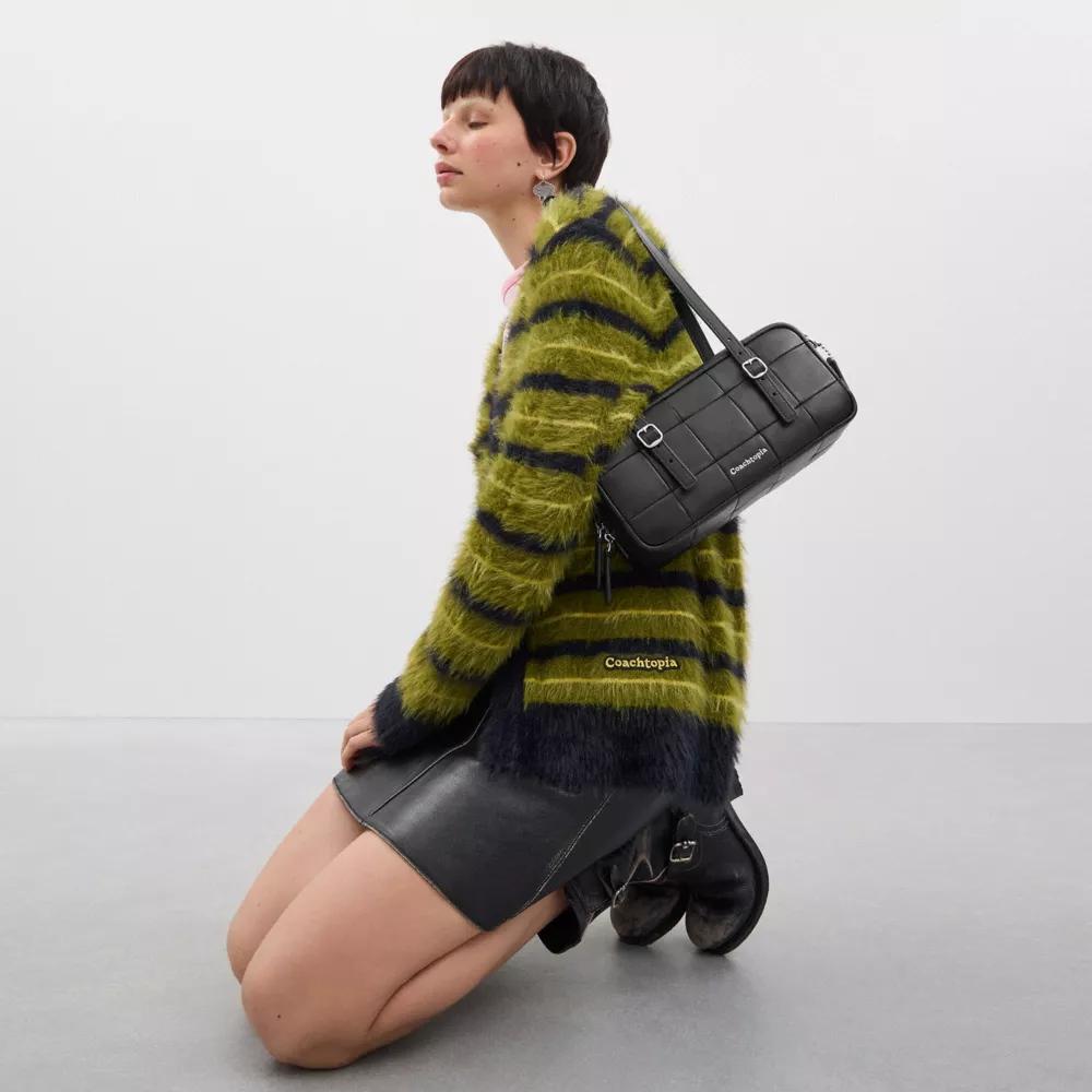 Alter/Ego Satchel Bag In Checkerboard Upcrafted Leather Product Image