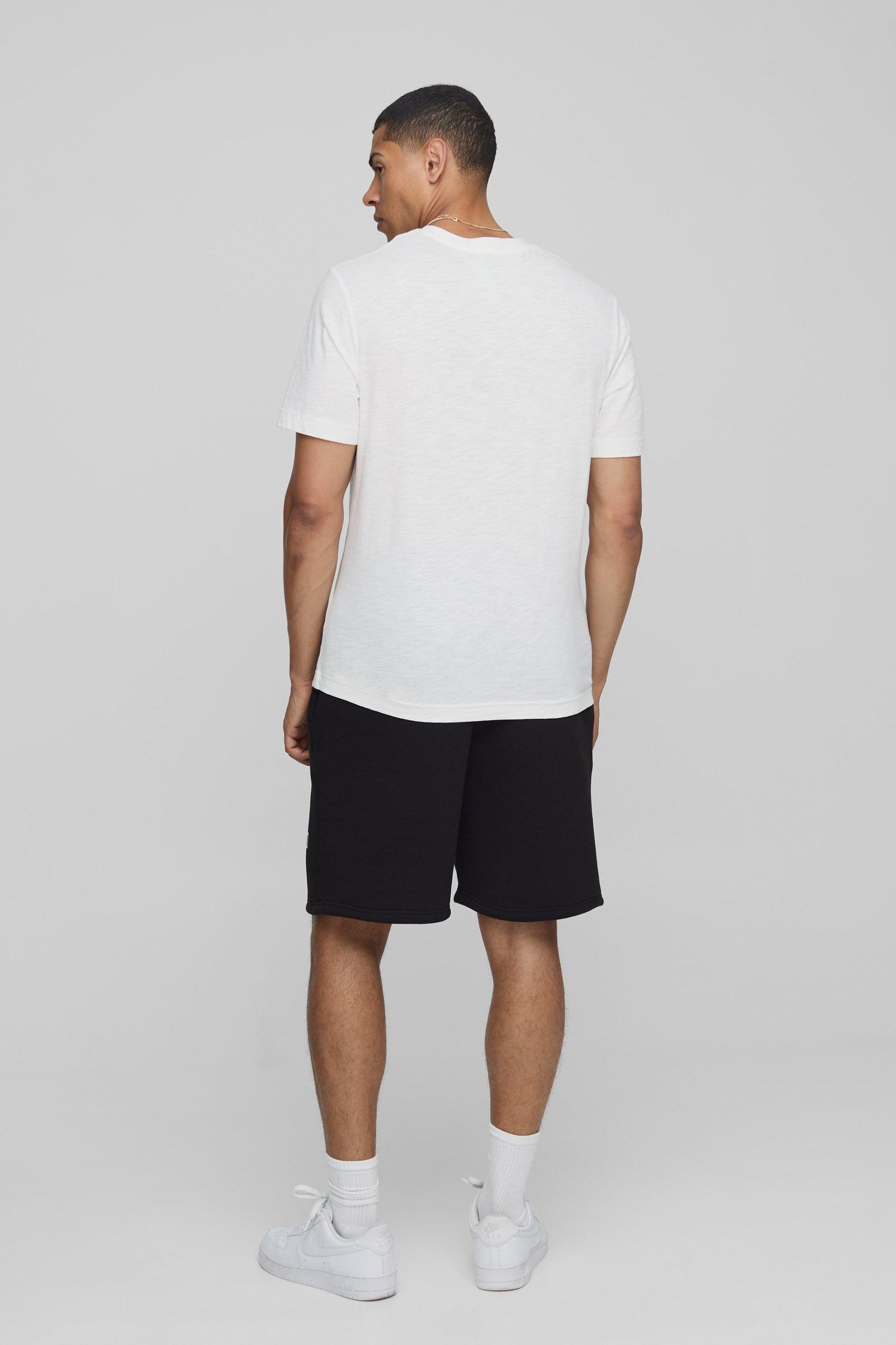 Oversized BM Dropped Crotch Shorts | boohooMAN USA Product Image
