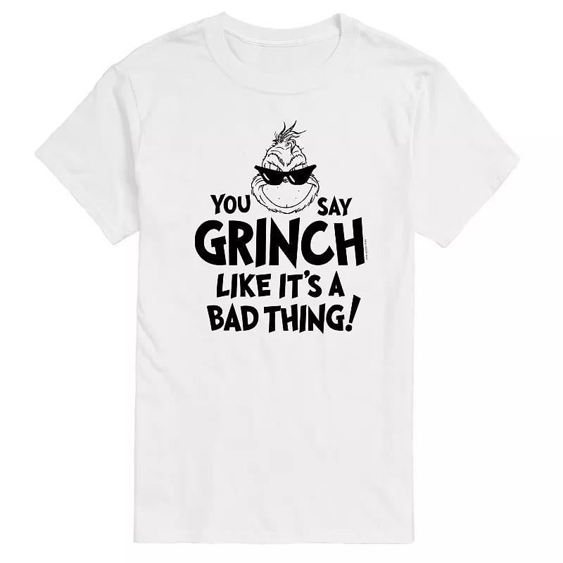 Men's Dr. Seuss Grinch Like Its A Bad Thing Graphic Tee,  Product Image