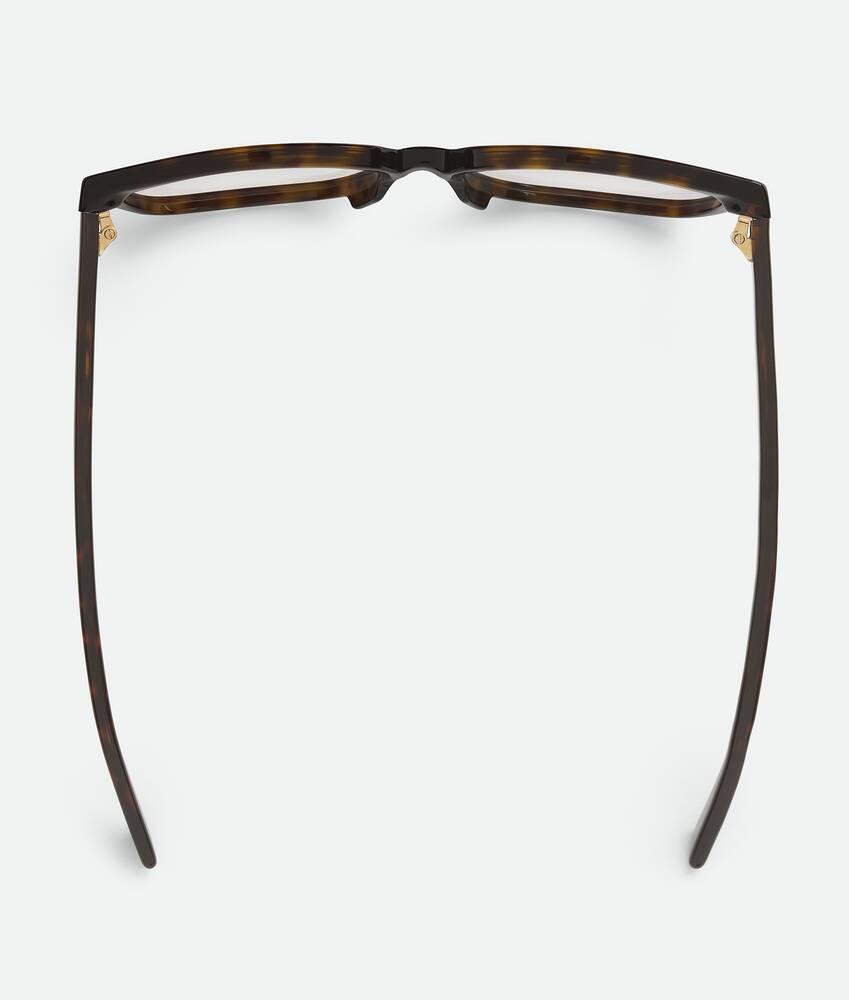 Classic Square Eyeglasses in Havana/transparent Product Image