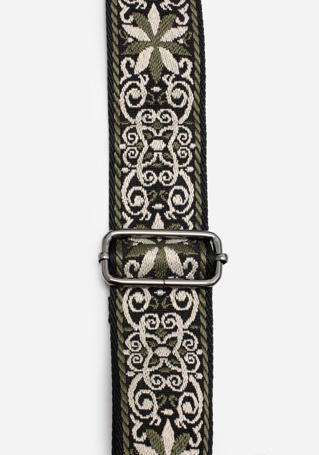 Portent Debossed Zip Front Crossbody Bag Product Image