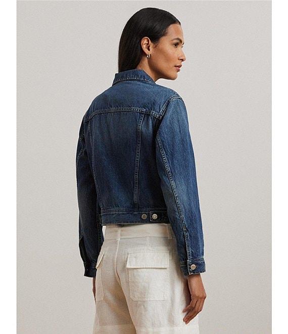 Lauren Ralph Lauren Denim Trucker Jacket Product Image