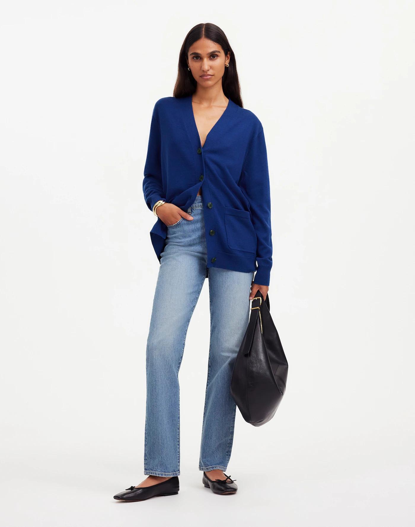 Merino Wool Boyfriend Cardigan Product Image