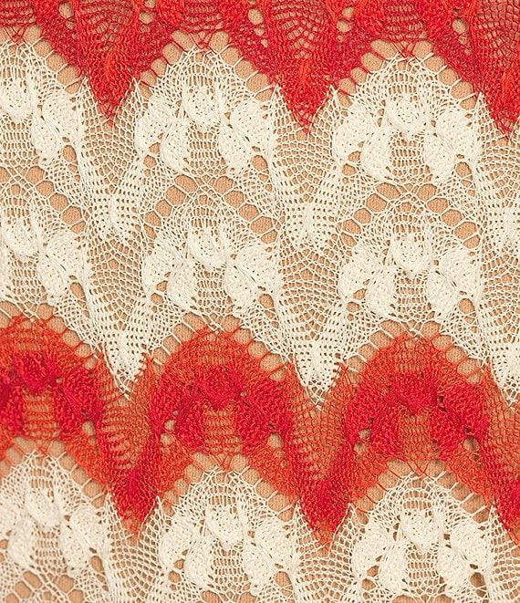 Chelsea & Violet Leia Woven Stripe Boat Neck Long Sleeve Dress Product Image