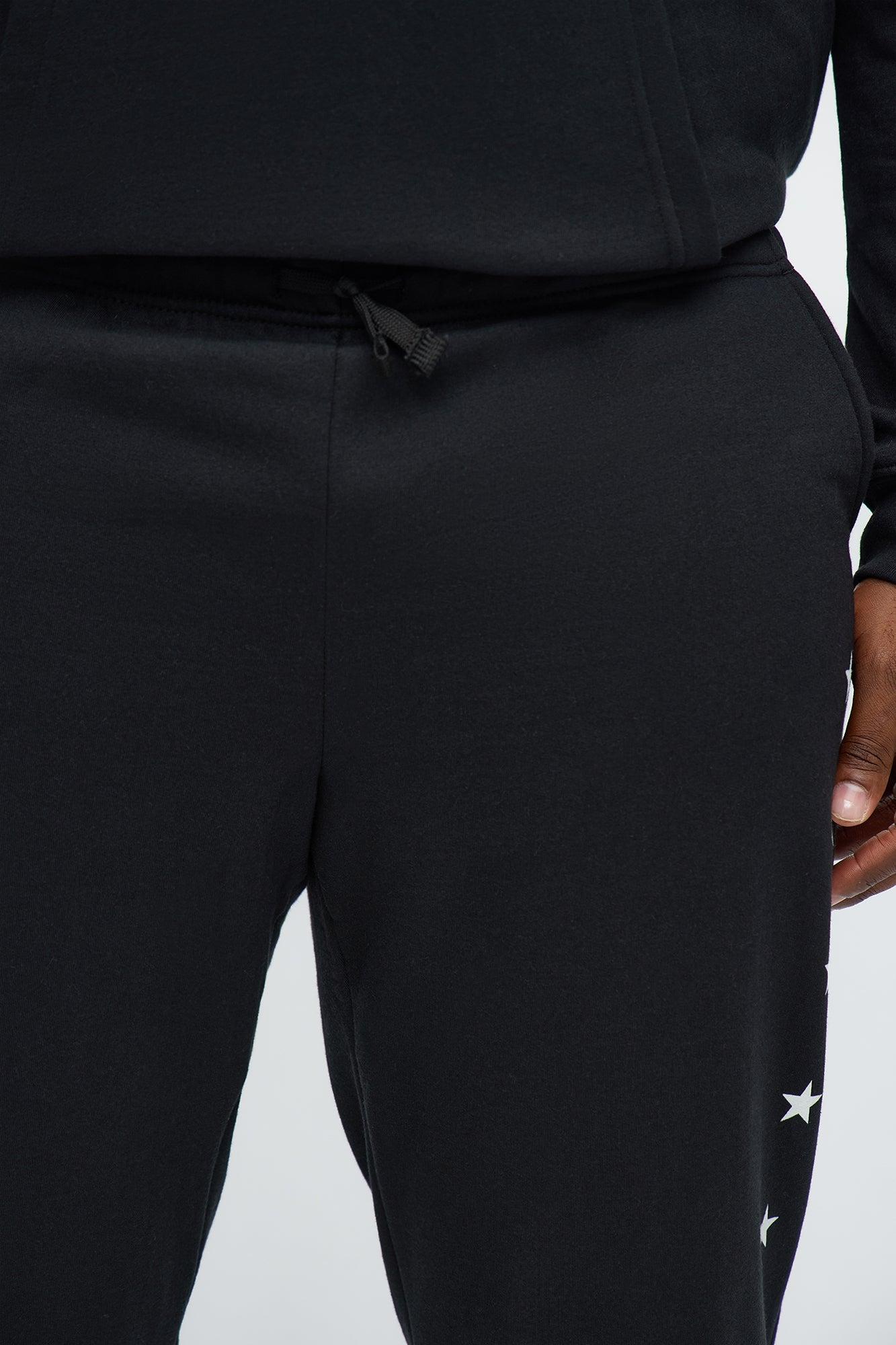 Back In 89 Baggy Sweatpants - Black Product Image