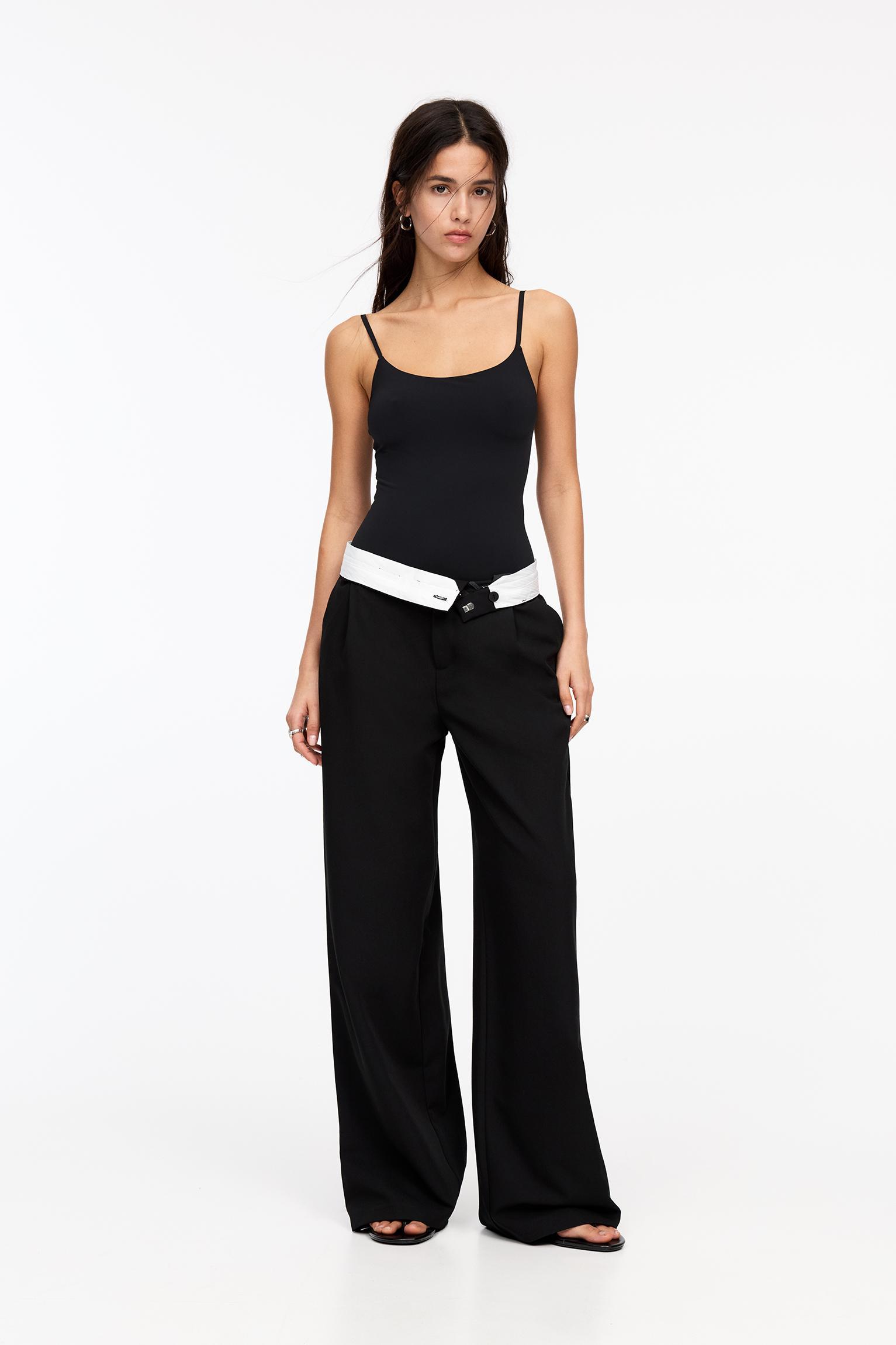 Strappy polyamide bodysuit Product Image