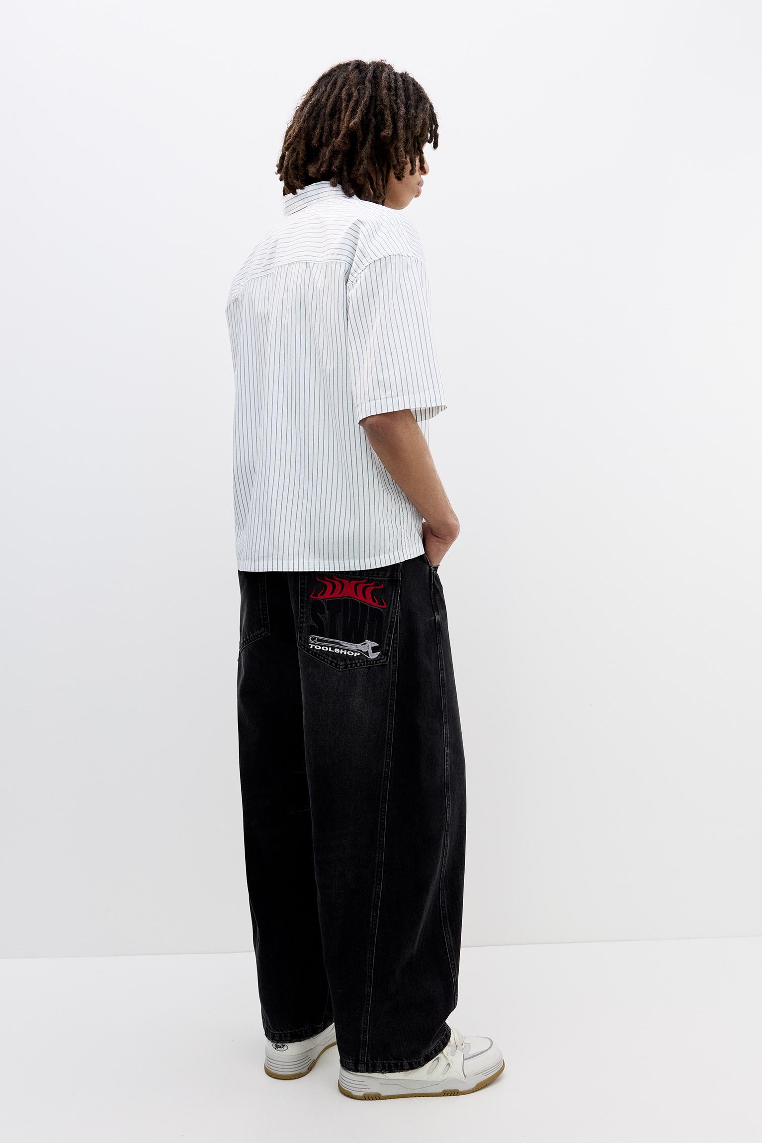 Short sleeve striped STWD shirt Product Image