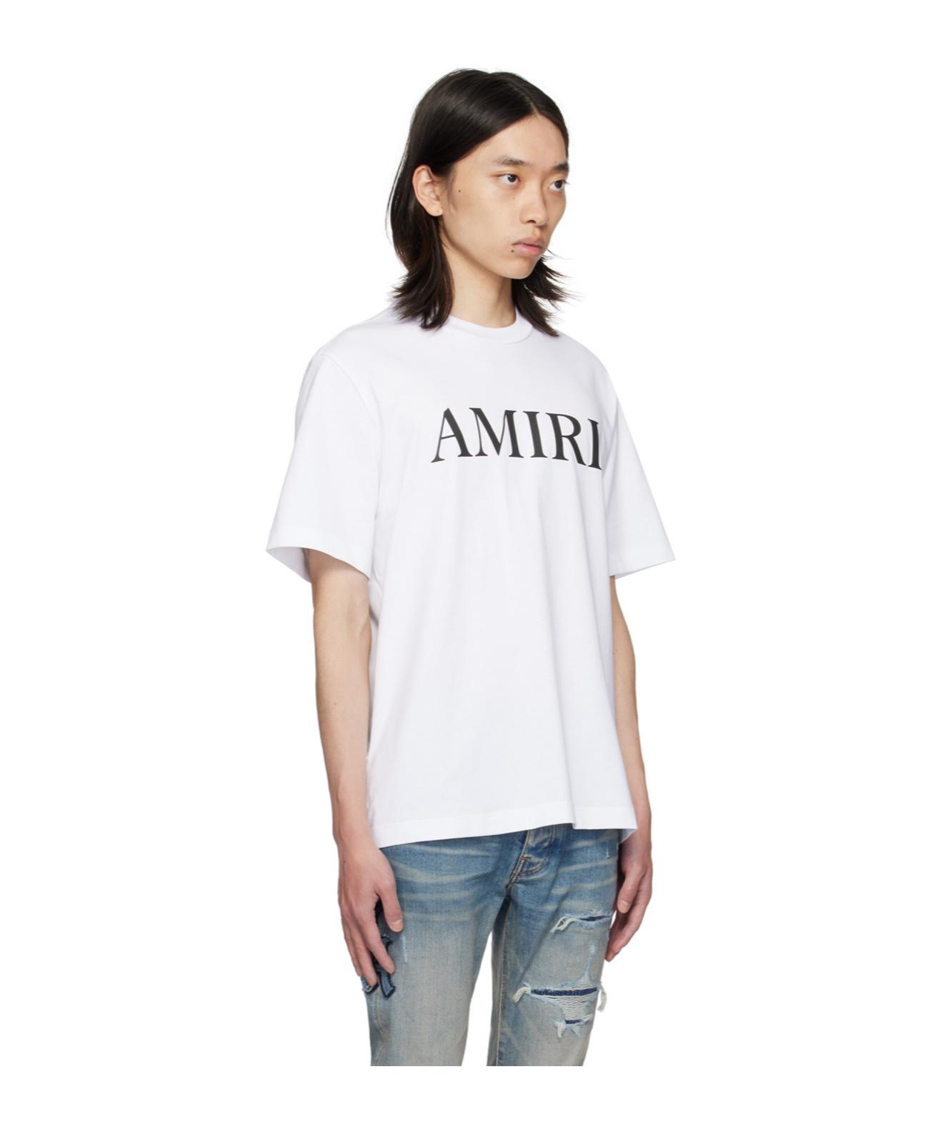 White Printed Core Logo T-Shirt Product Image